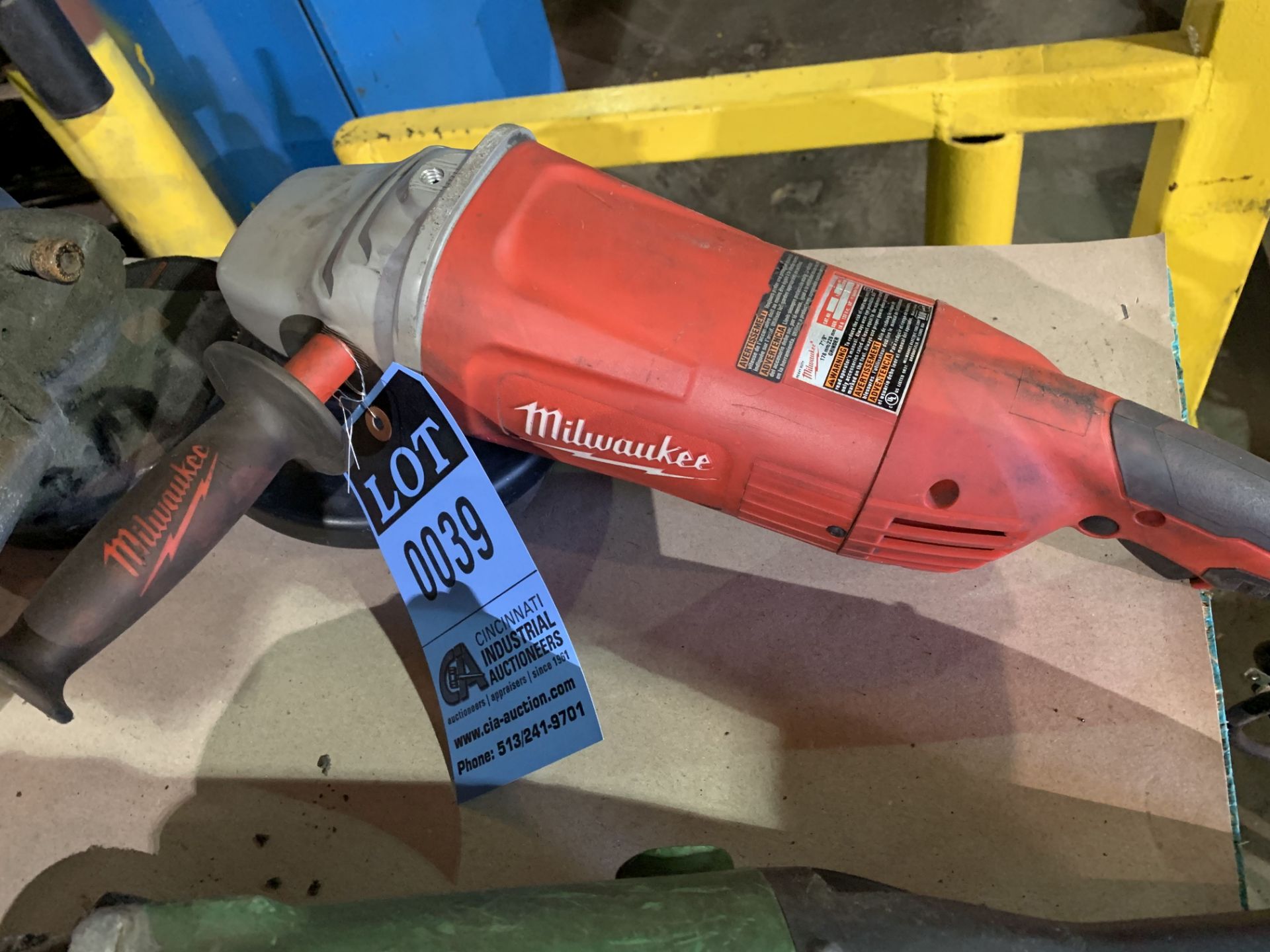 MILWAUKEE 7"/9" ELECTRIC ANGLE GRINDER **LOCATED AT 111 W. WESTCOTT WAY**