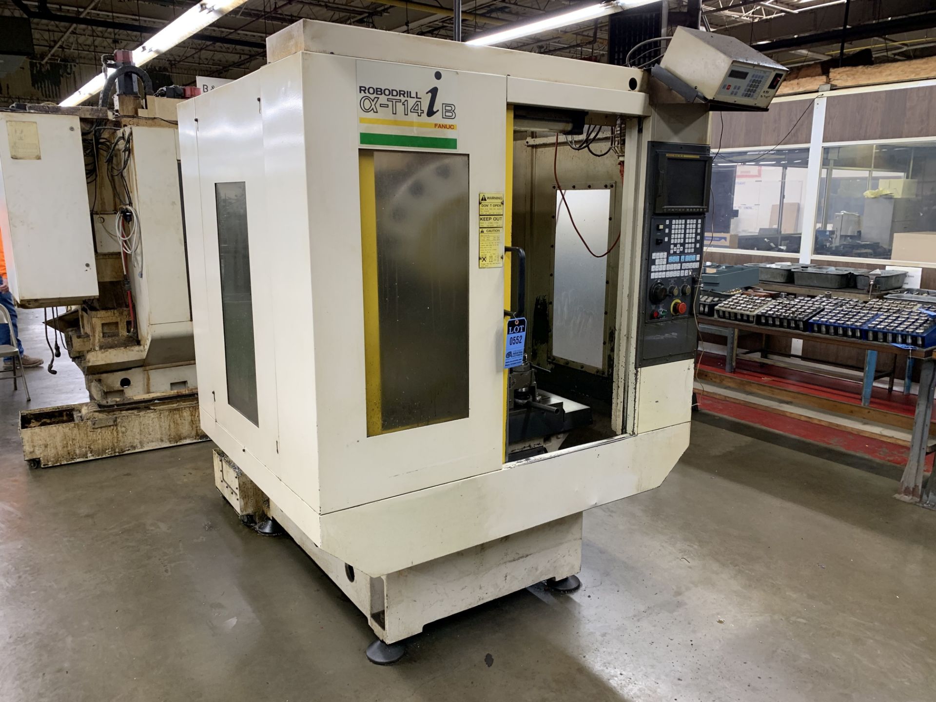 FANUC MODEL ROBODRILL ALPHA T14iB CNC DRILL AND TAPPING CENTER; S/N P014TL112, FANUC 16i-M - Image 2 of 9