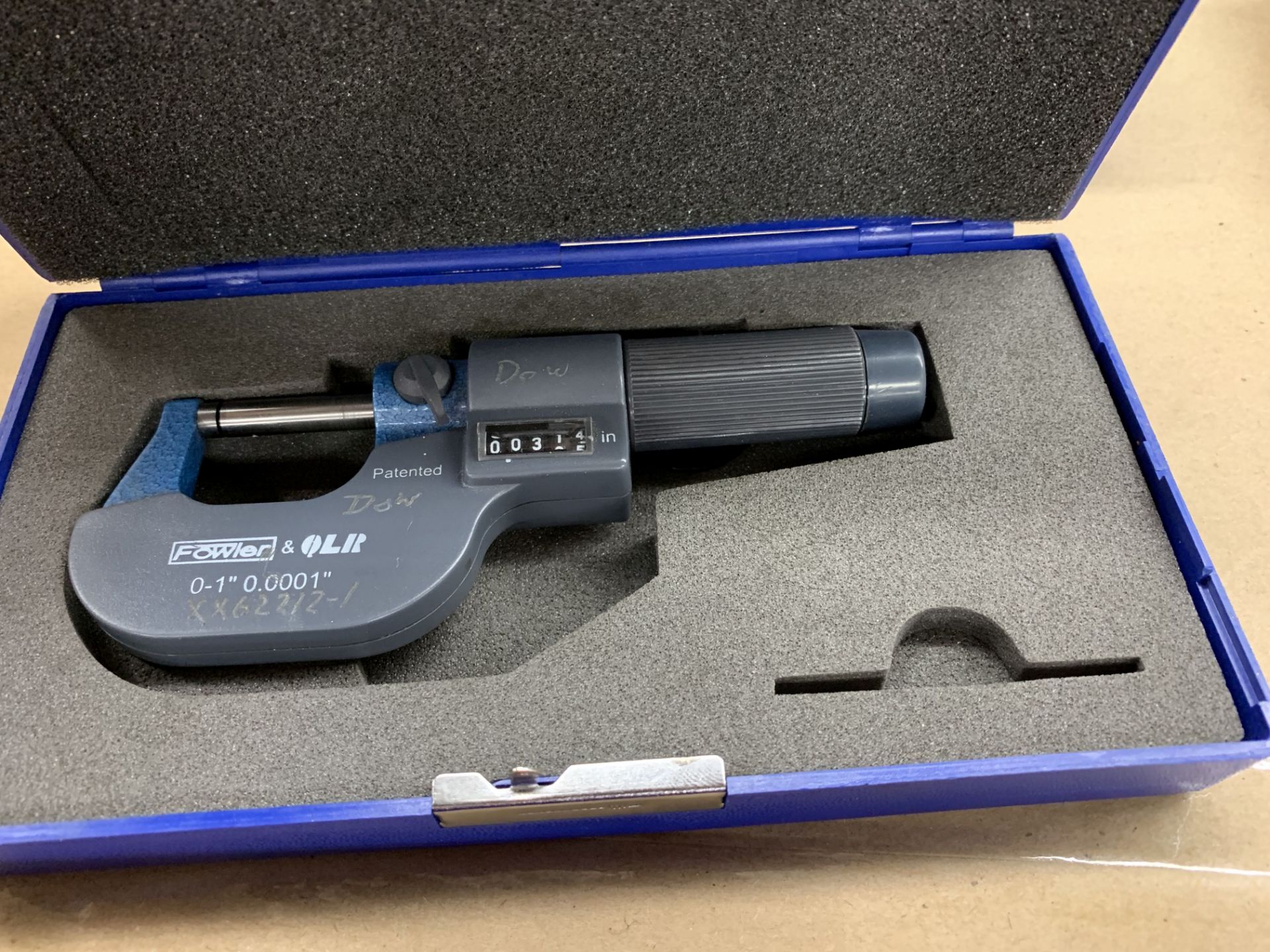 0"-1" FOWLER U-DIGIT OUTSIDE MICROMETER