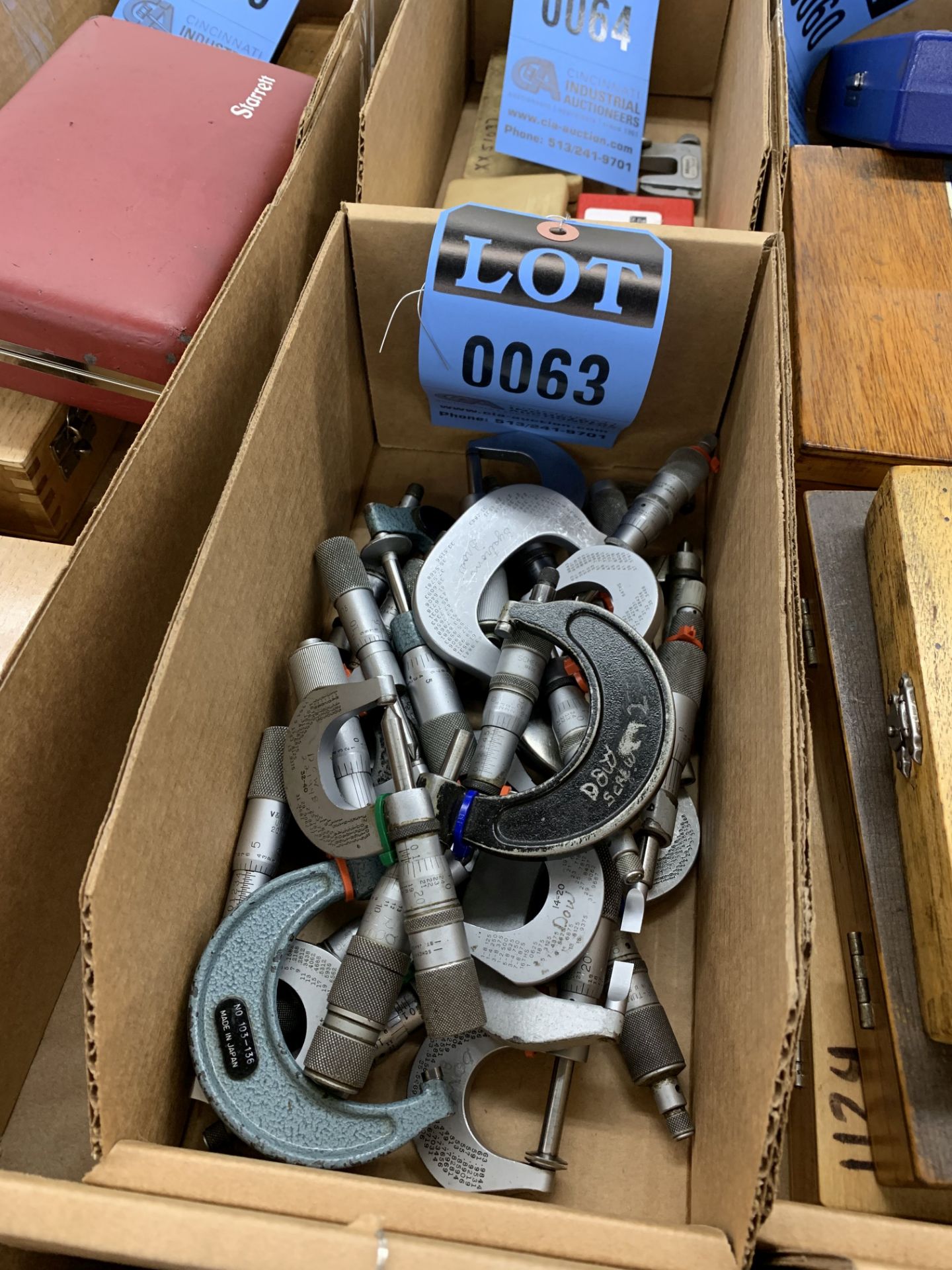 (LOT) MISCELLANEOUS MICROMETERS