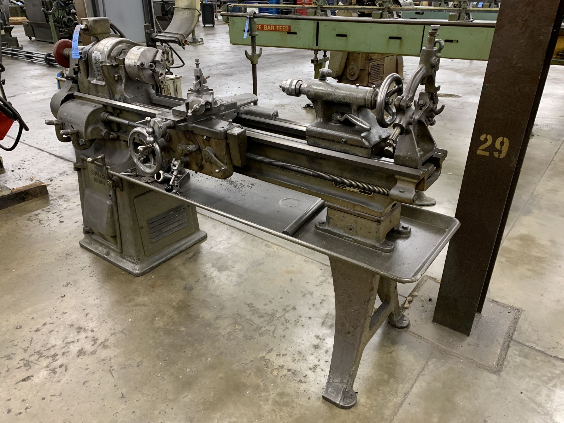 15" X 40" SOUTH BEND CAT NO. CL145C GEARED HEAD ENGINE LATHE; S/N 16541T