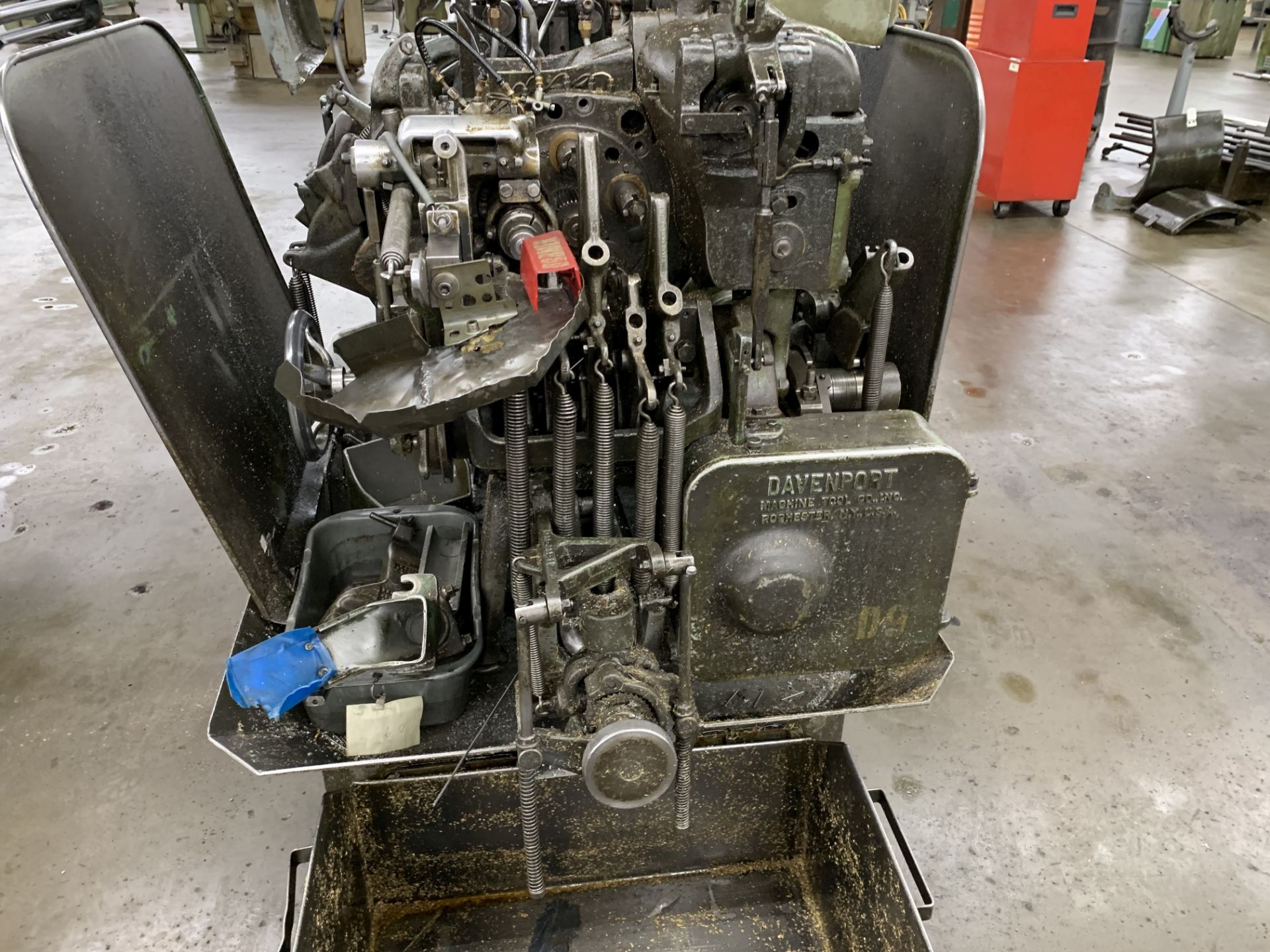 3/4" DAVENPORT MODEL B MULTI-SPINDLE AUTOMATIC SCREW MACHINE; S/N 4316, SPINDLE STOP, PICKOFF, THRE - Image 4 of 11