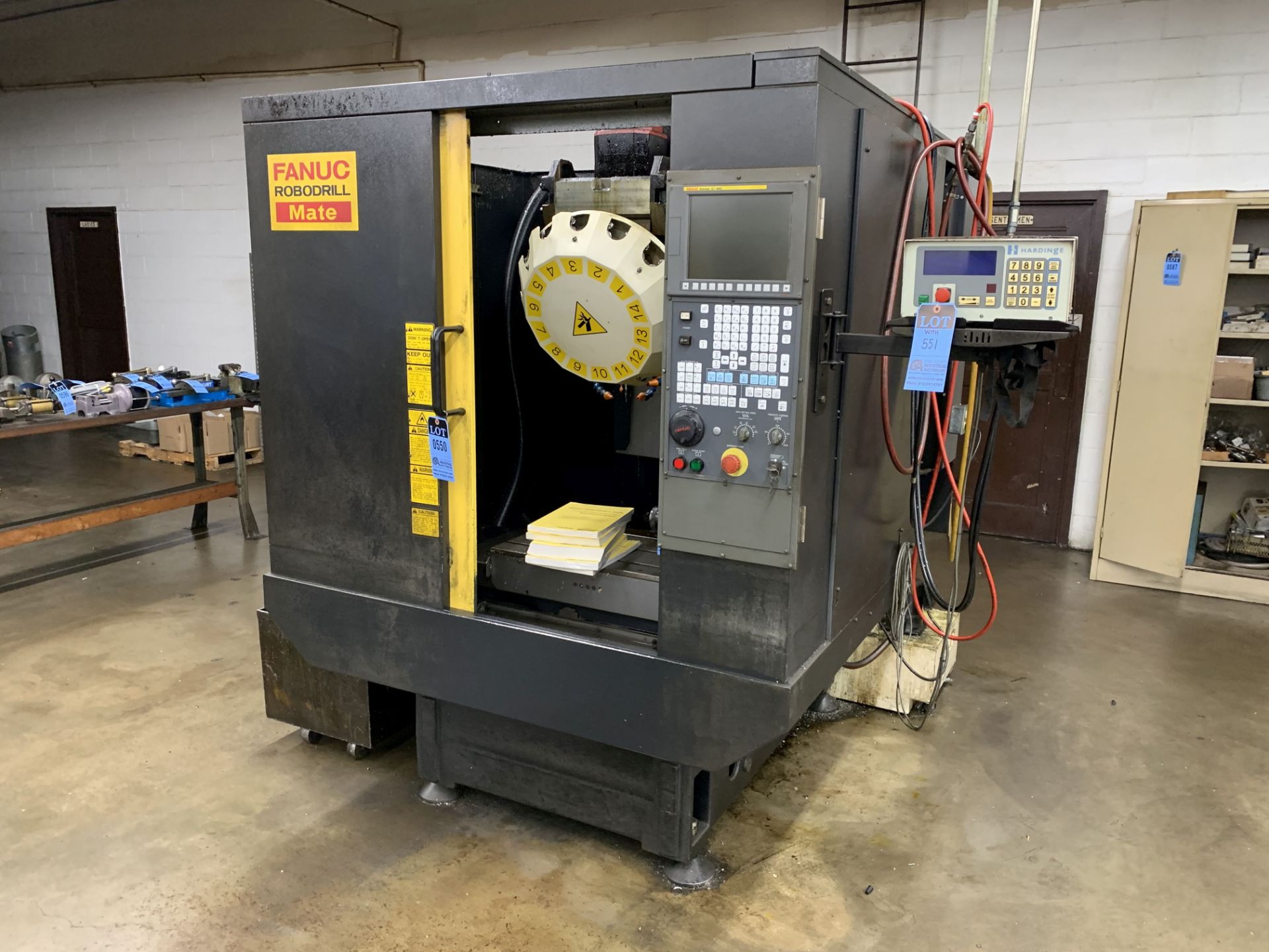 FANUC MODEL ROBODRILL MATE CNC DRILL AND TAPPING CENTER; S/N 071VN201, FANUC Oi-MC CONTROL, 25.6"