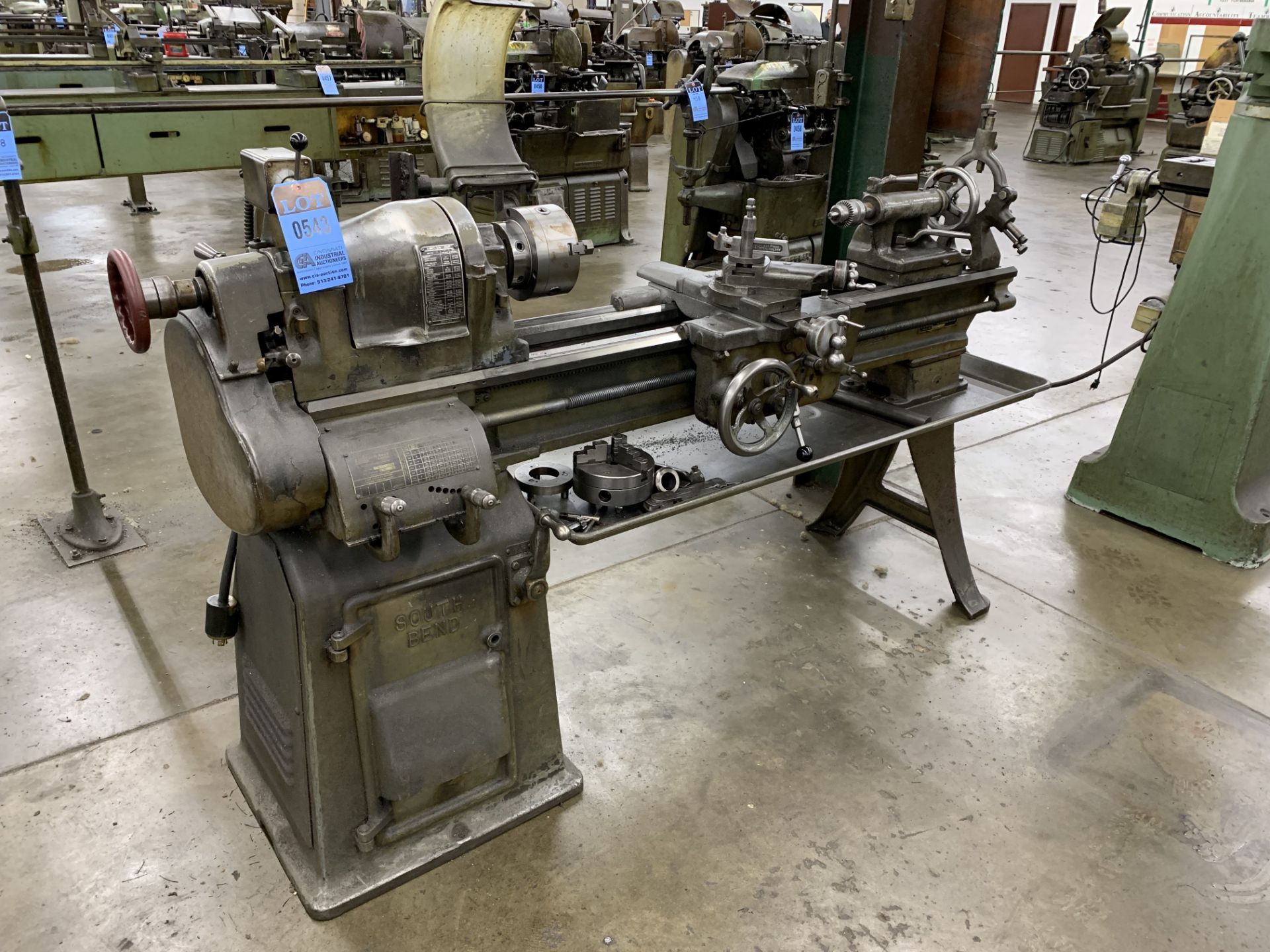 15" X 40" SOUTH BEND CAT NO. CL145C GEARED HEAD ENGINE LATHE; S/N 16541T - Image 2 of 6