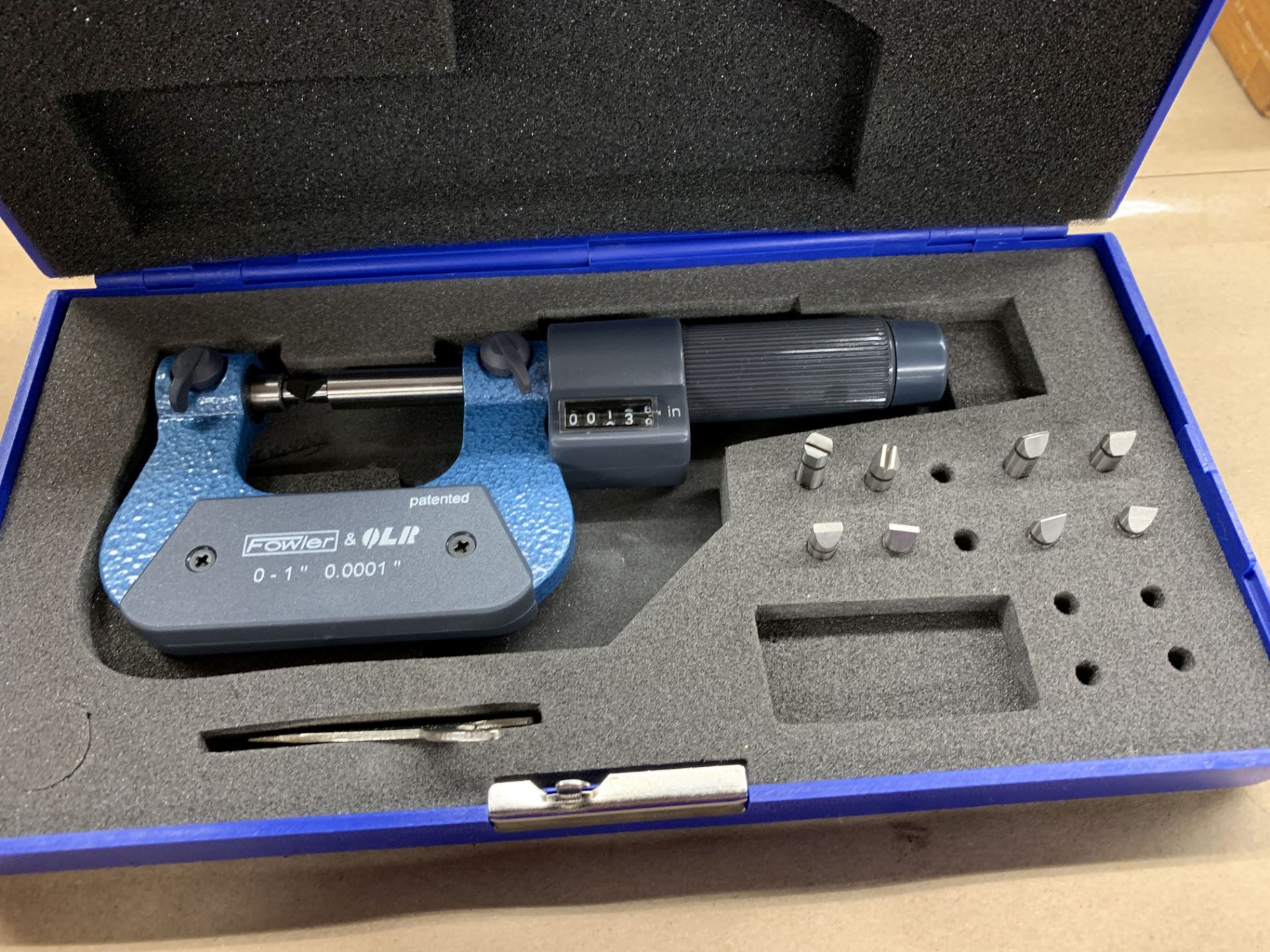 0"-1" FOWLER U-DIGIT SCREW THREAD MICROMETER