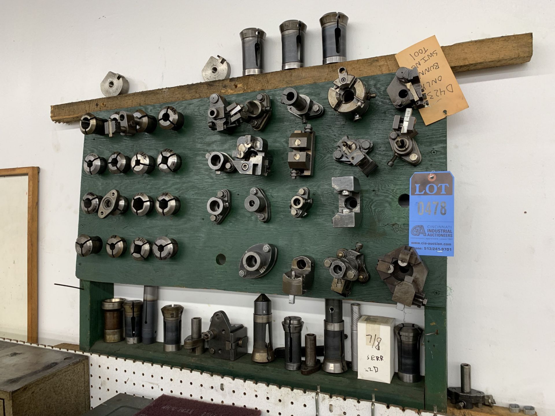 (LOT) DAVENPORT TOOLHOLDERS, COLLETS, TOOLING AND MACHINE PARTS - Image 2 of 5