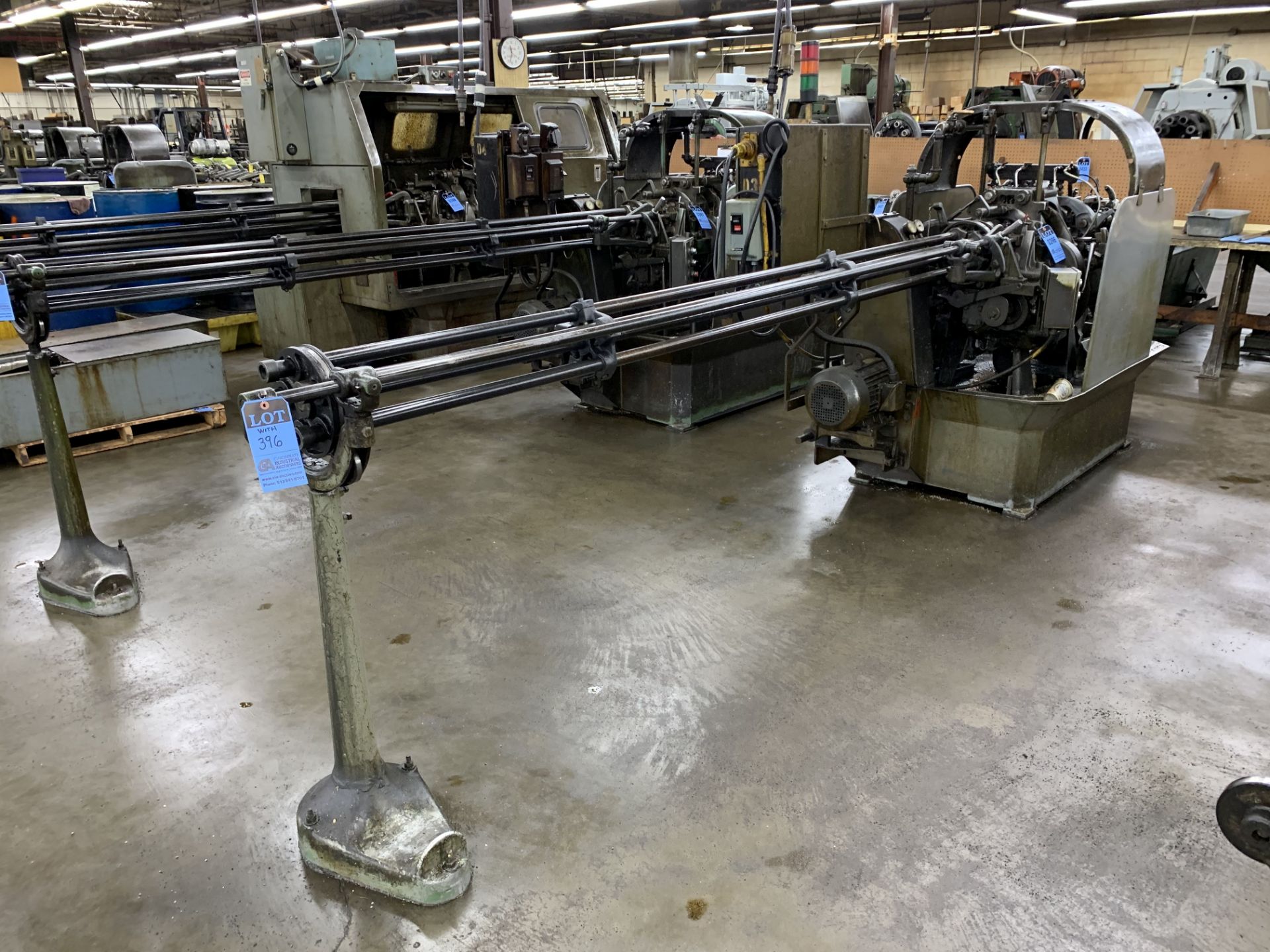 3/4" DAVENPORT MODEL B MULTI-SPINDLE AUTOMATIC SCREW MACHINE; S/N 8145, SPINDLE STOP, PICKOFF, THRE