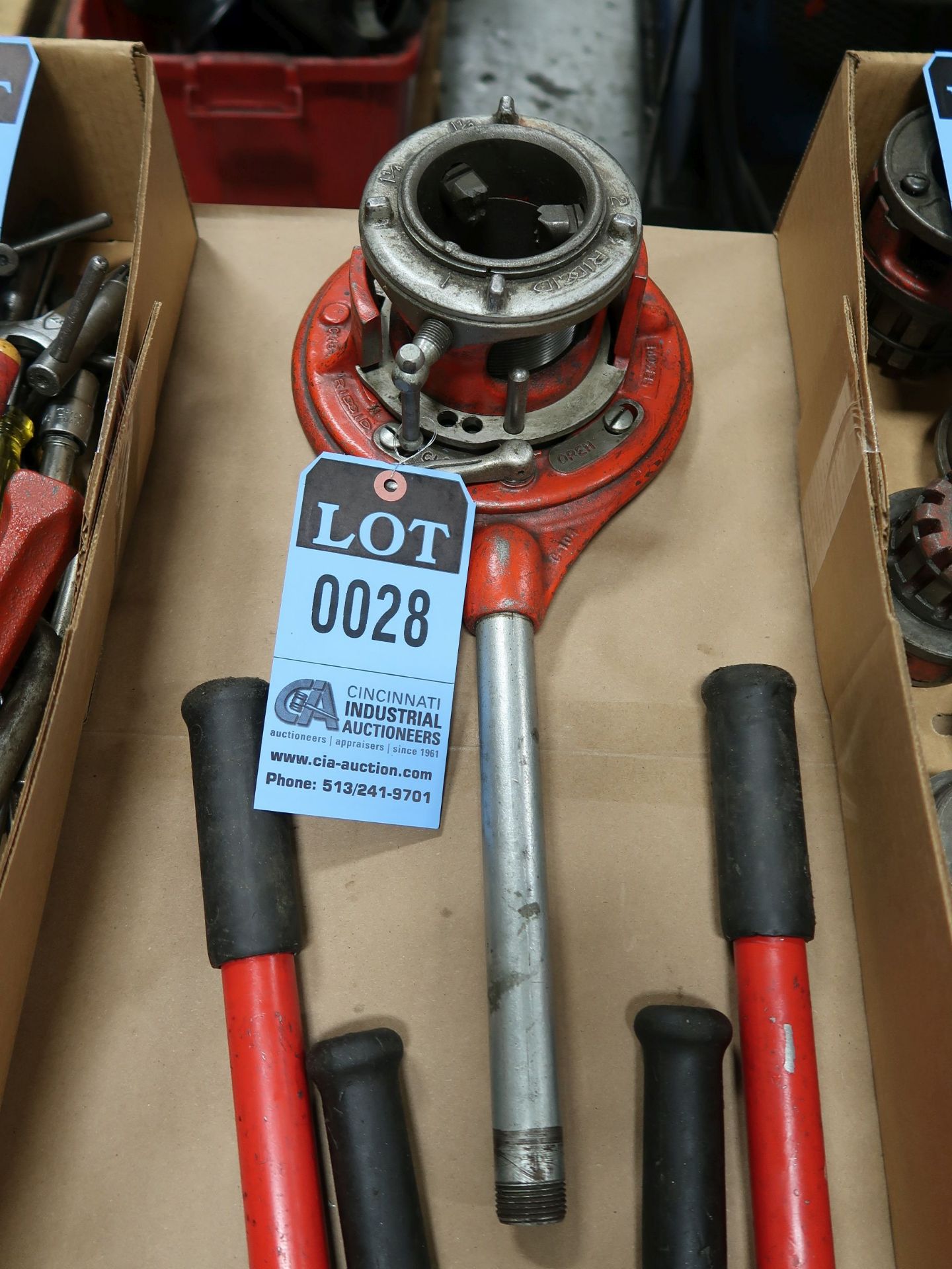 1-1/4" RIDGID PIPE THREADER