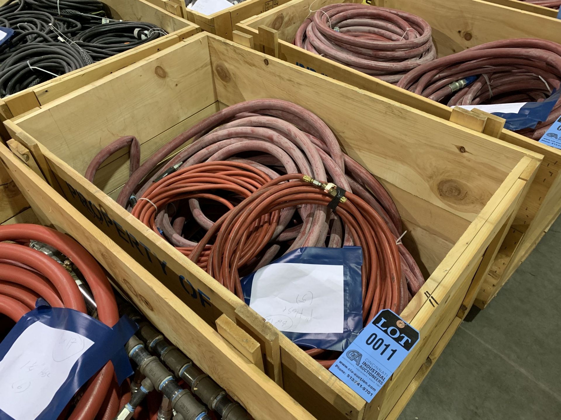 (LOT) 1" AIR HOSE