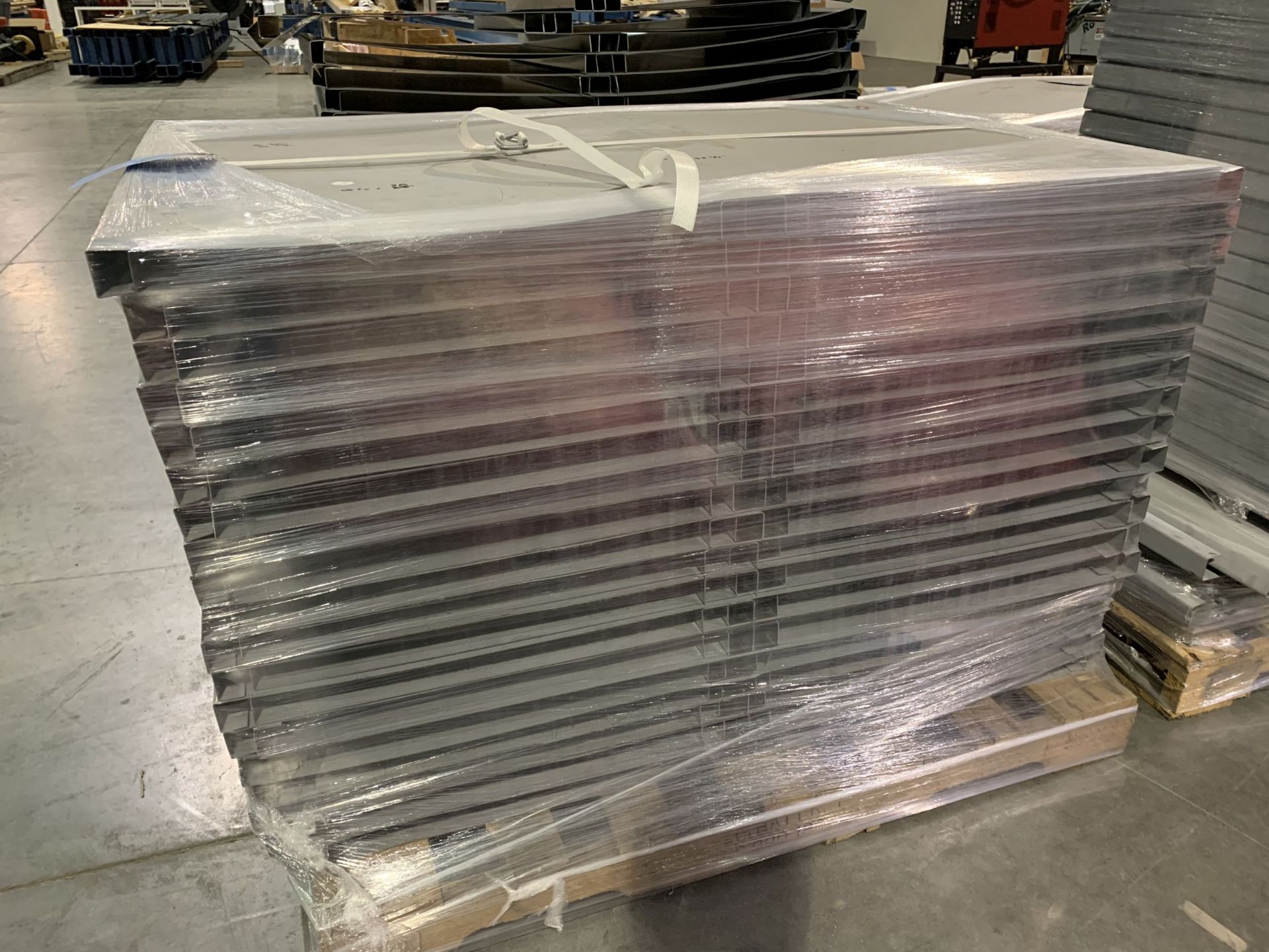 32-3/4" X 48" STEEL PANELS - USED FOR PALLET RACKING SHELVES & FIRE BAFFLING - Image 2 of 2