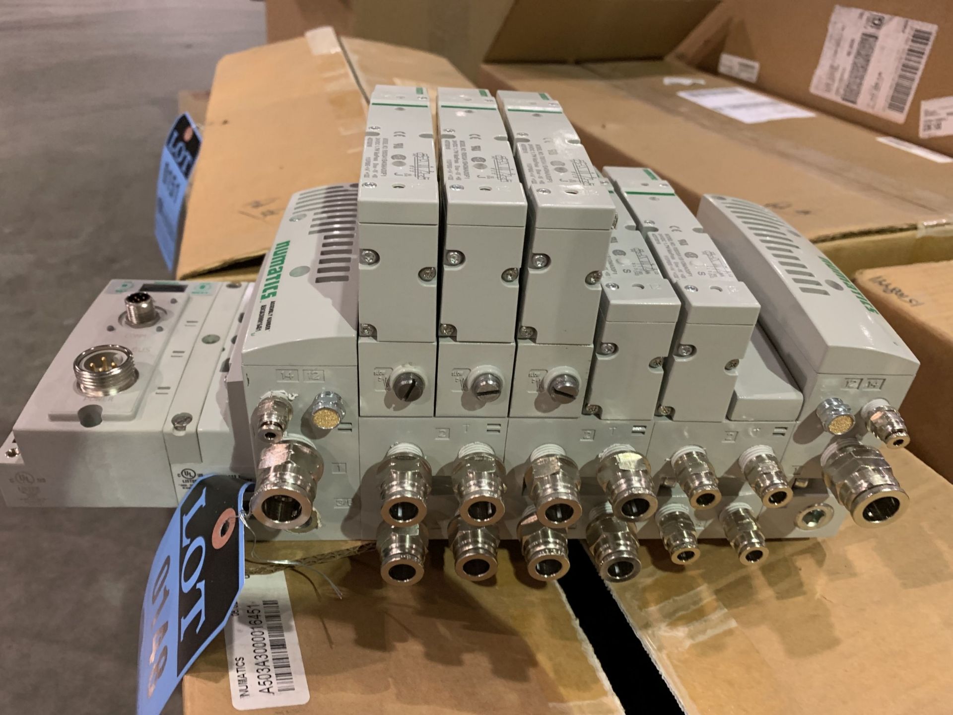 NUMATICS 16-PORT PNEUMATIC SELENOID VALVE MAIN ASSEMBLY NO. A503A3000-16447 - Image 3 of 3