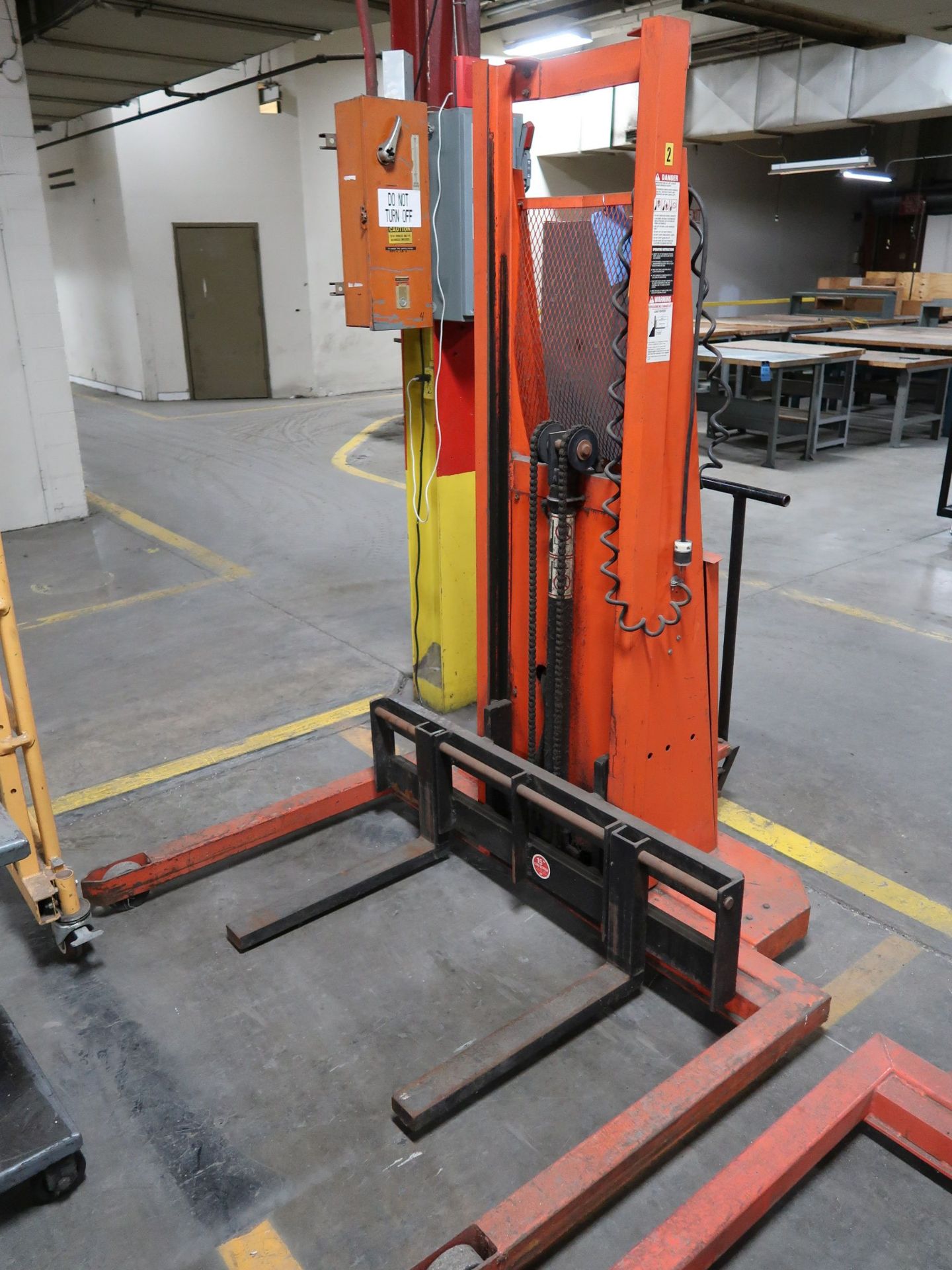 2,000 LB. PRESTO WALK BEHIND ELECTRIC DIE LIFT / STACKER - Image 2 of 3