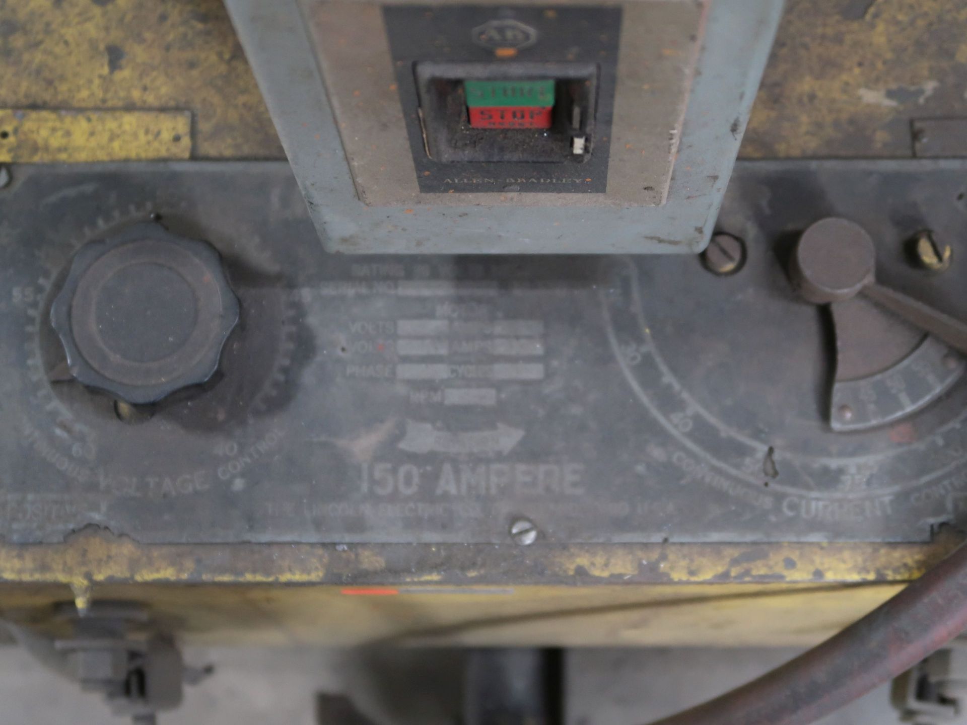 150 AMP LINCOLN WELDER; S/N A44550 - Image 2 of 2