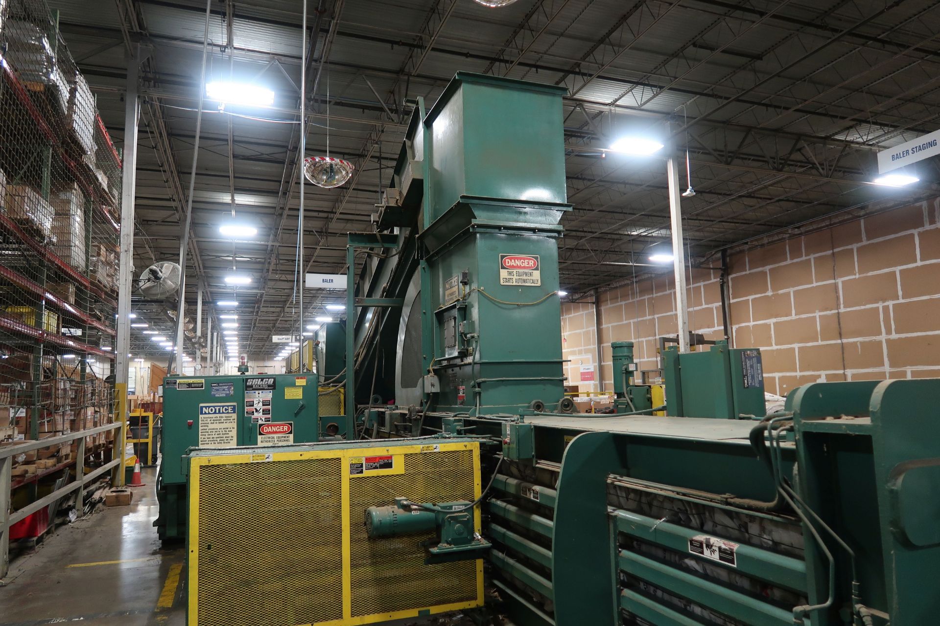 50-HP HARRIS SELCO MODEL HLO-128A50T HORIZONTAL OPEN-END BALER W/ AUTO-TIE; S/N 039870180, 30" WIDE - Image 19 of 34