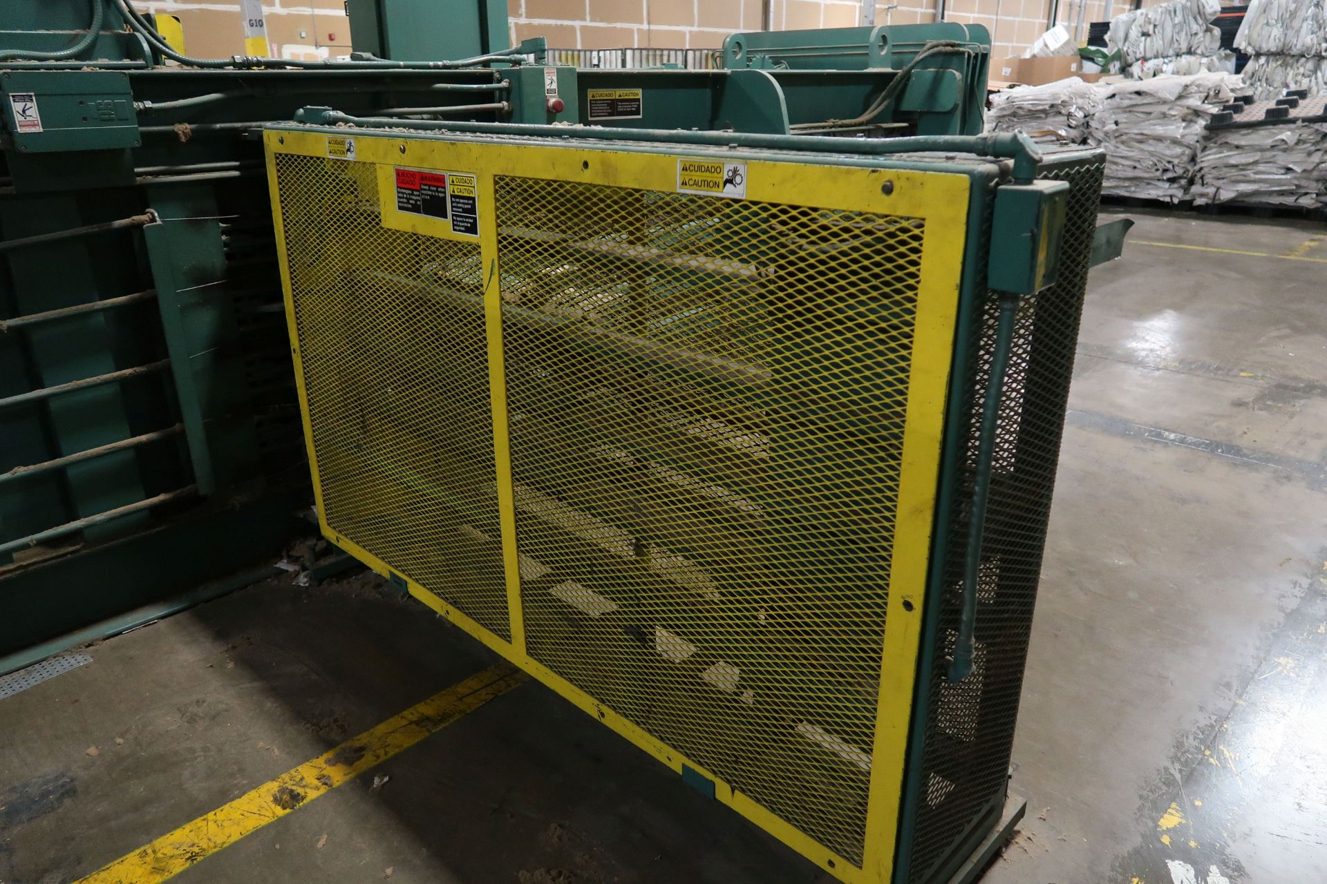 50-HP HARRIS SELCO MODEL HLO-128A50T HORIZONTAL OPEN-END BALER W/ AUTO-TIE; S/N 039870180, 30" WIDE - Image 16 of 34