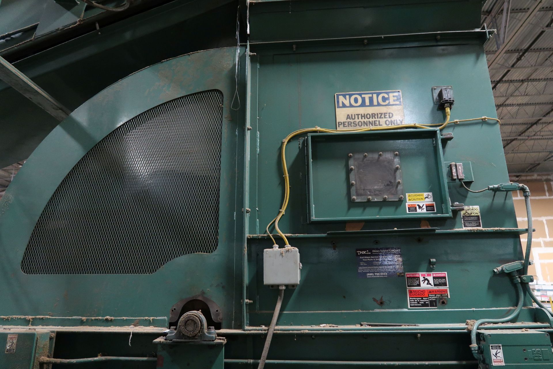 50-HP HARRIS SELCO MODEL HLO-128A50T HORIZONTAL OPEN-END BALER W/ AUTO-TIE; S/N 039870180, 30" WIDE - Image 15 of 34