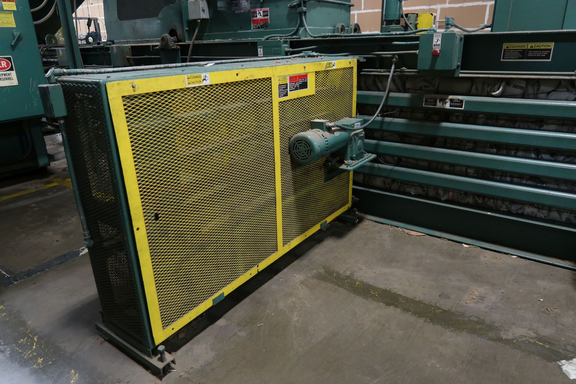 50-HP HARRIS SELCO MODEL HLO-128A50T HORIZONTAL OPEN-END BALER W/ AUTO-TIE; S/N 039870180, 30" WIDE - Image 17 of 34