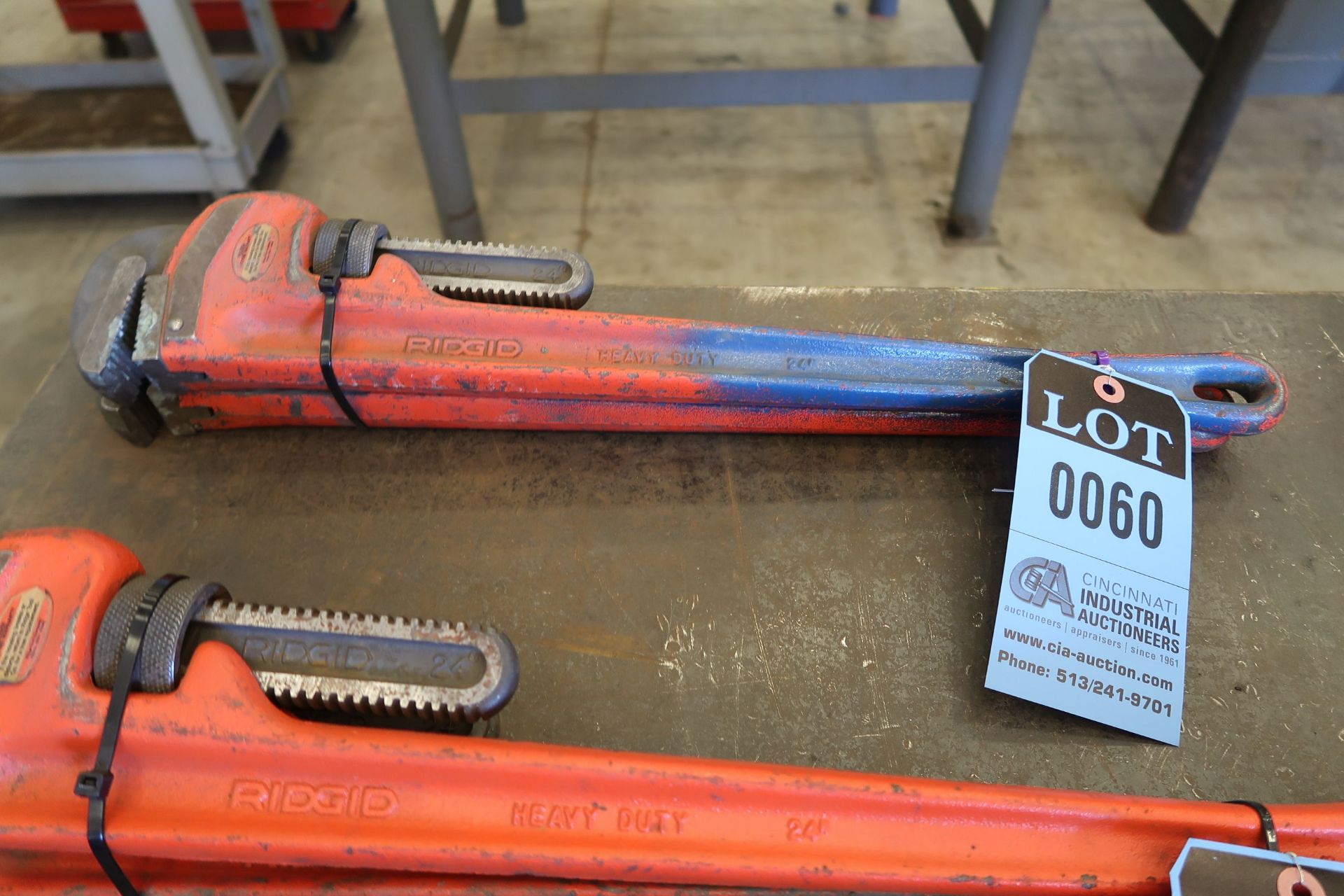 24" RIDGID STEEL PIPE WRENCHES