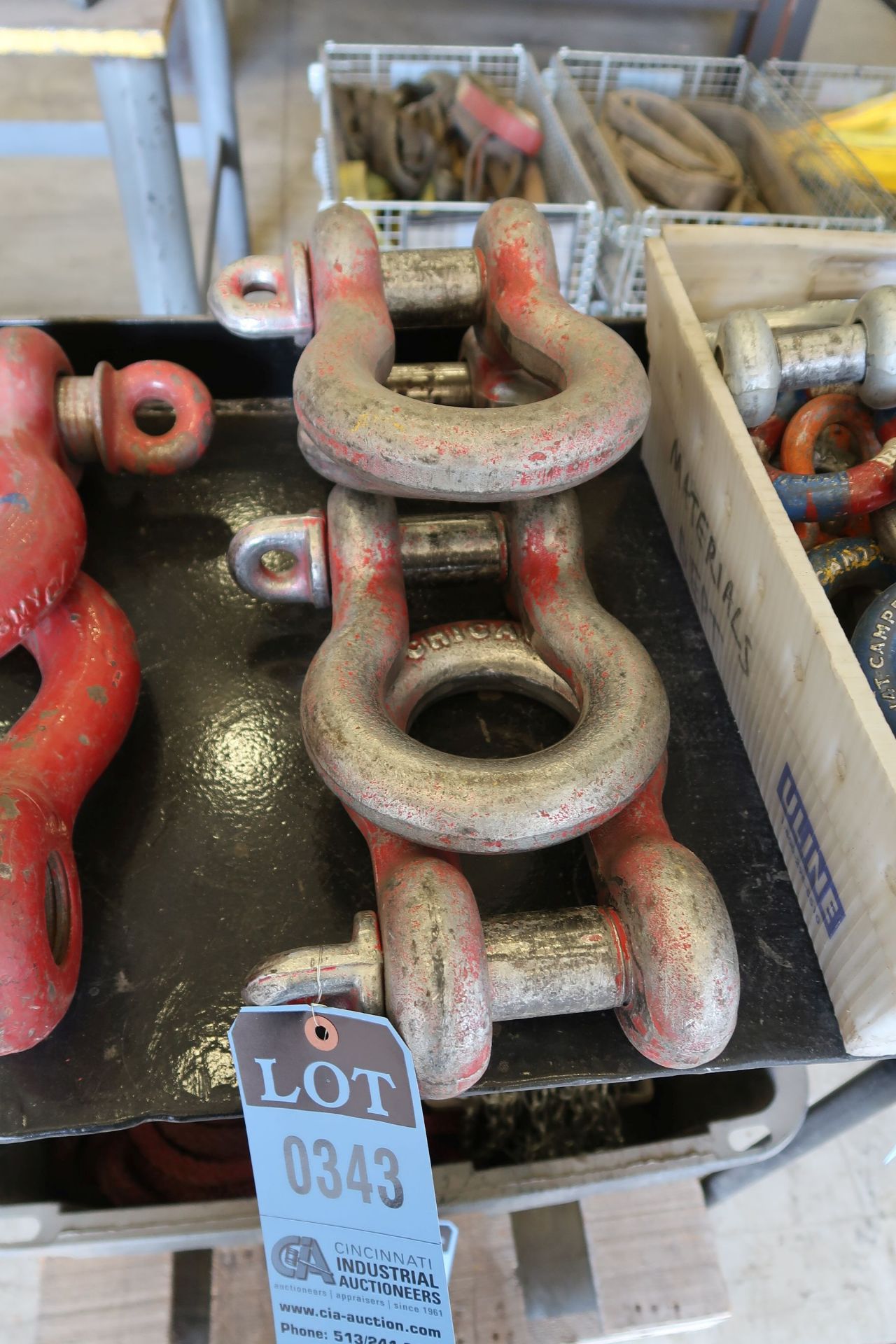 17 TON WLL SCREW PIN SHACKLES