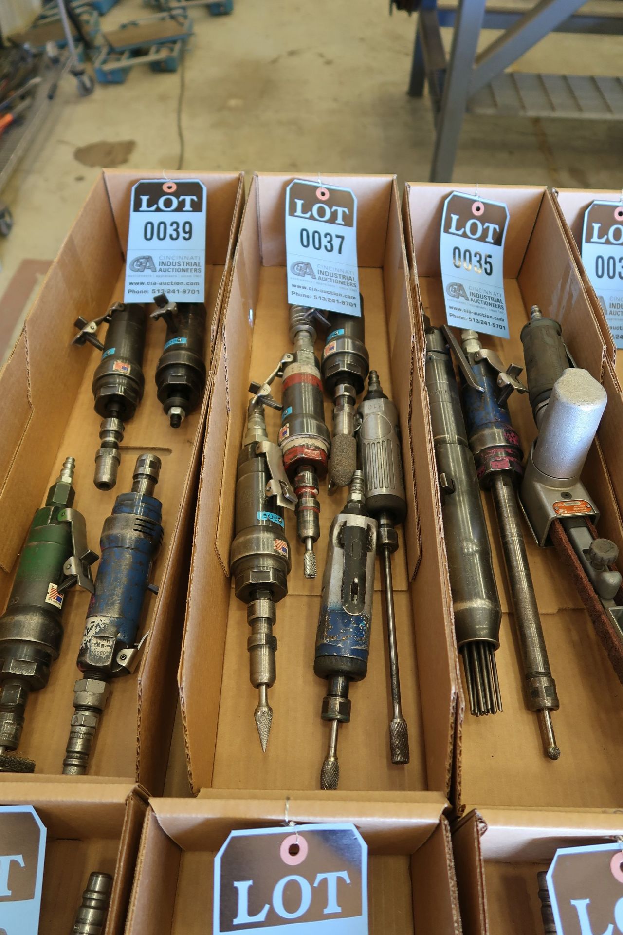1/4" MISCELLANEOUS PNEUMATIC STRAIGHT SHAFT DIE GRINDERS