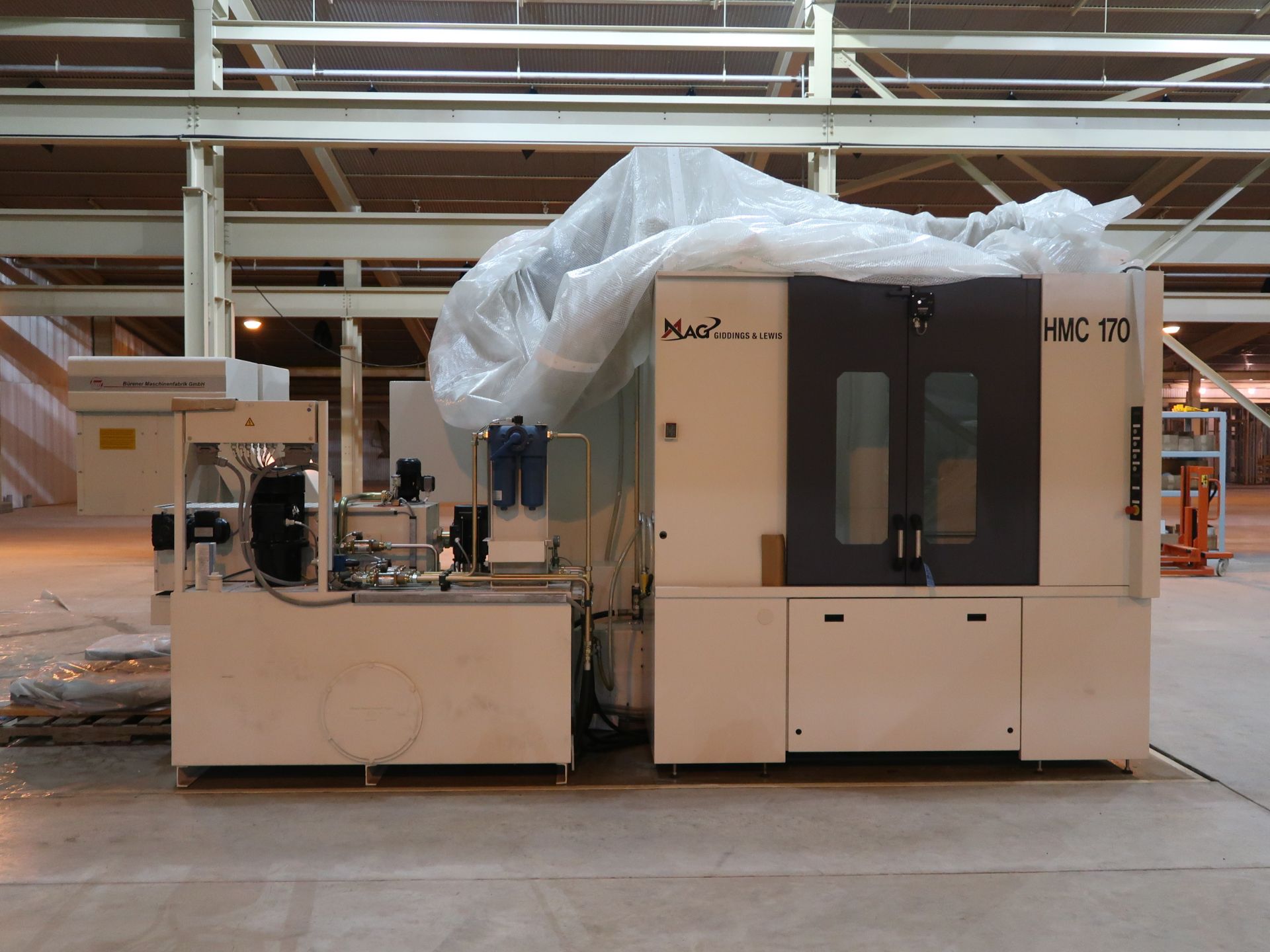 **GIDDINGS & LEWIS MODEL HMC-170 FOUR-AXIS TWO-PALLET CNC HORIZONTAL MACHINING CENTERS; S/N 49-0046, - Image 11 of 38