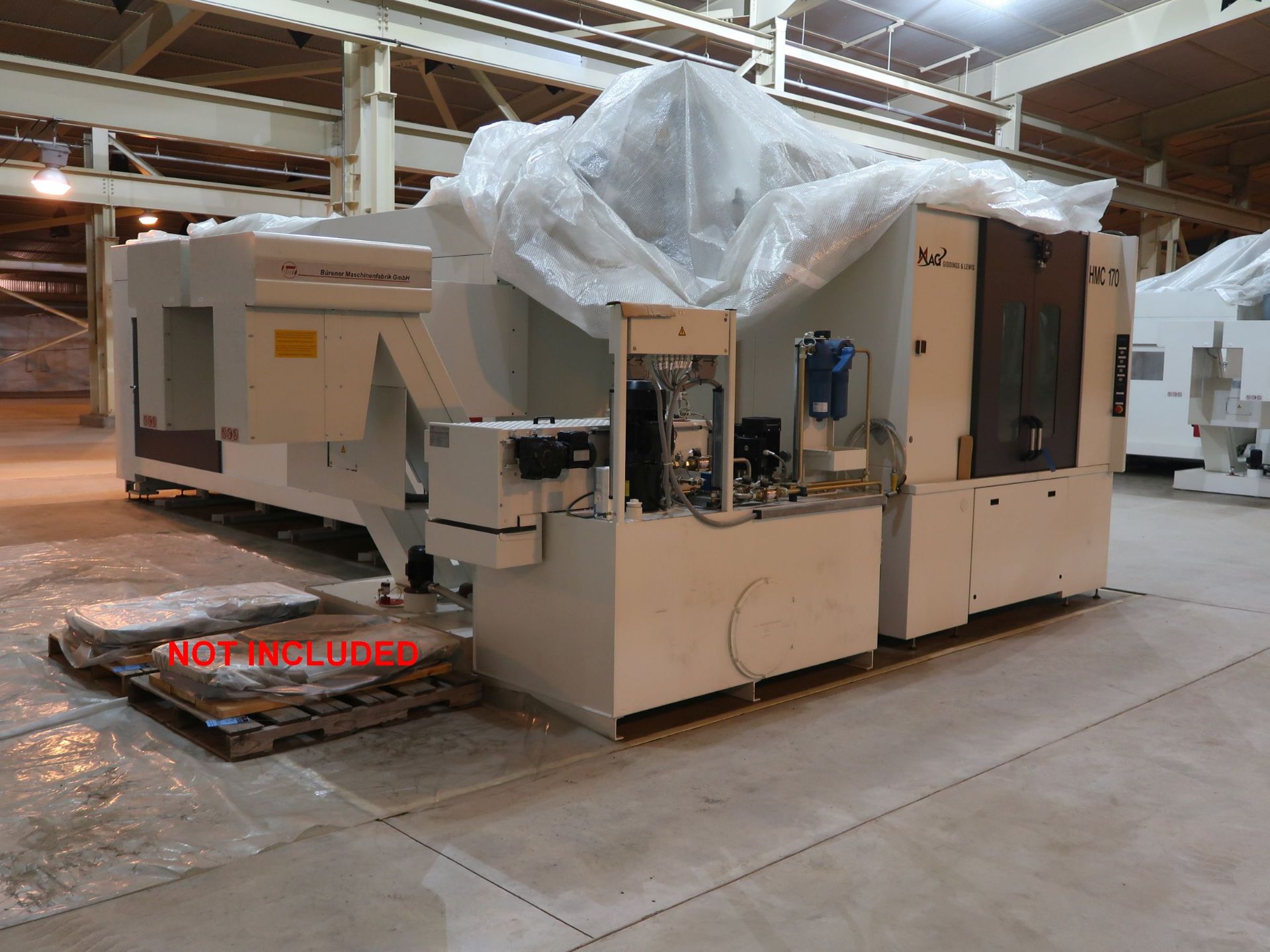 **GIDDINGS & LEWIS MODEL HMC-170 FOUR-AXIS TWO-PALLET CNC HORIZONTAL MACHINING CENTERS; S/N 49-0046, - Image 10 of 38