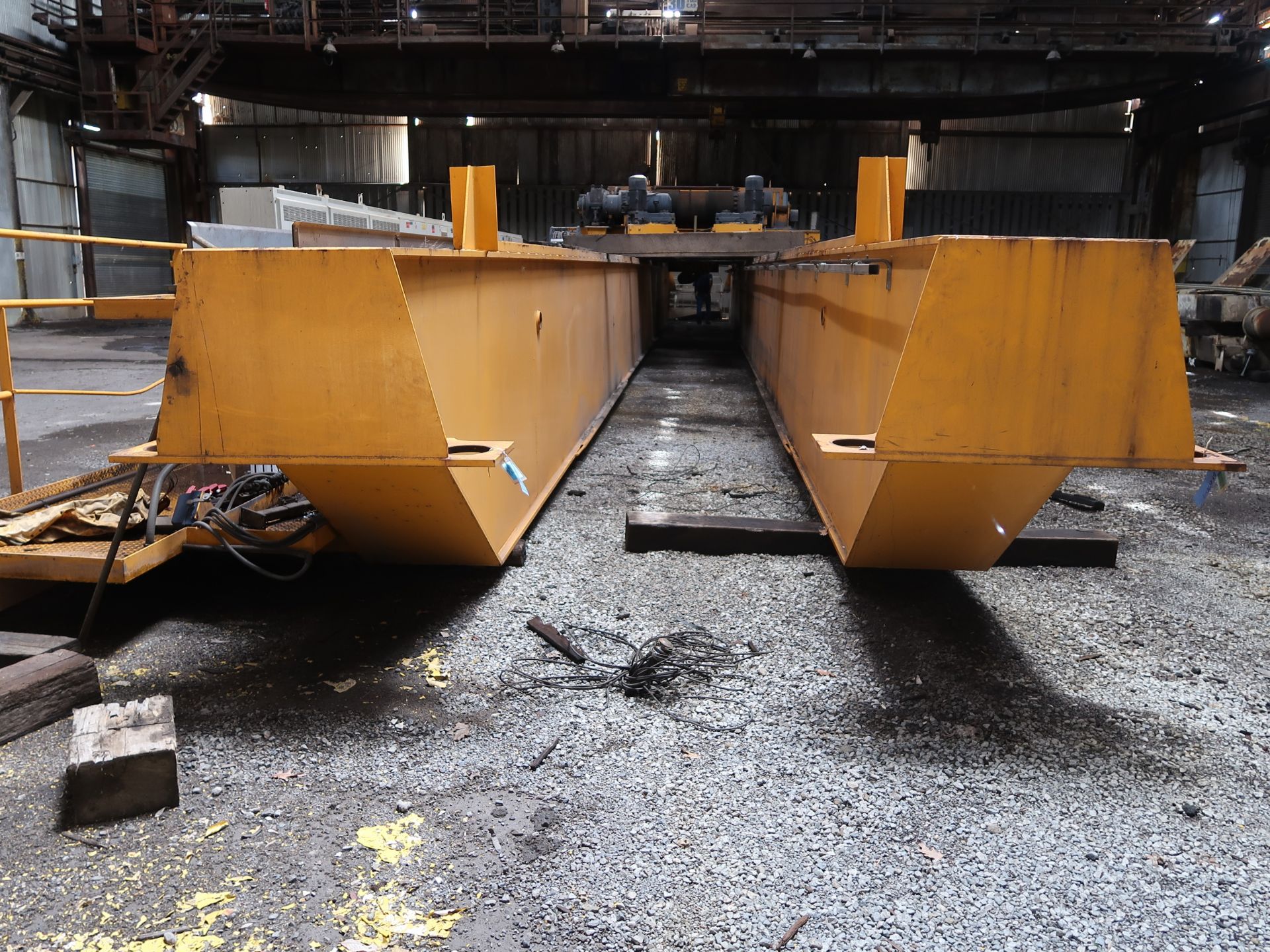 **60/30 TON X 86' APPROX. SPAN KONE CLASS D DUAL HOOK OVERHEAD BRIDGE CRANE; S/N KCL06107, ASSET NO. - Image 14 of 18