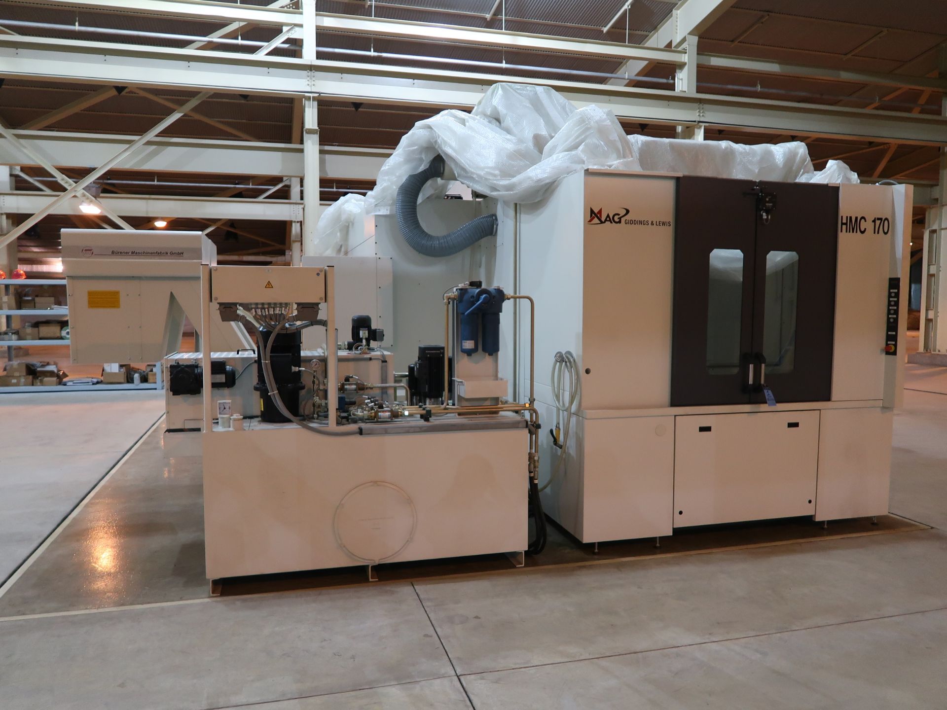 **GIDDINGS & LEWIS MODEL HMC-170 FOUR-AXIS TWO-PALLET CNC HORIZONTAL MACHINING CENTERS; S/N 491- - Image 10 of 36
