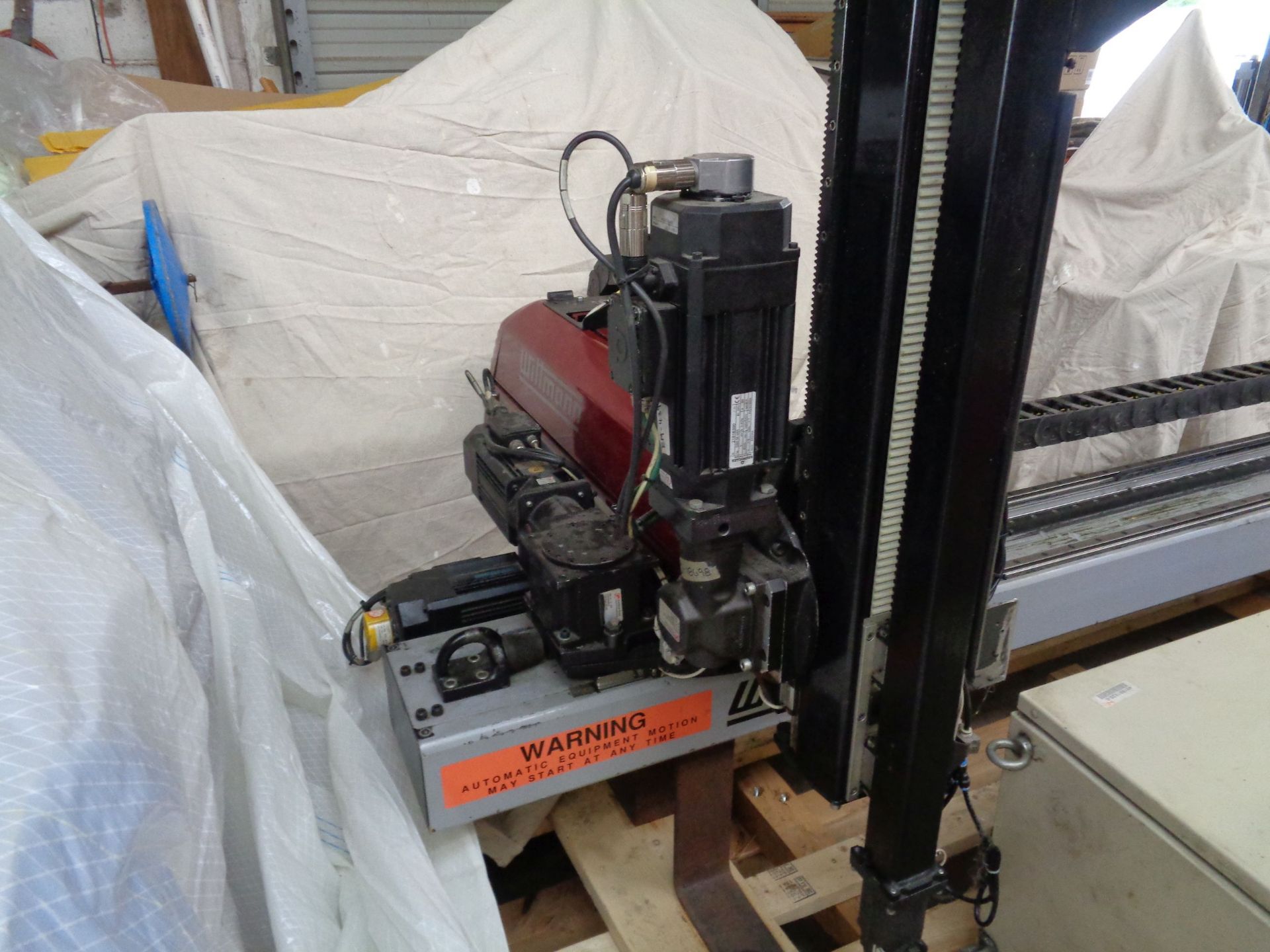 **WITTMAN MODEL W633 THREE-AXIS C-SERVO RETILINEAR PARTS REMOVAL ROBOT; S/N 5147, X-500, Y-1200, Z- - Image 4 of 8