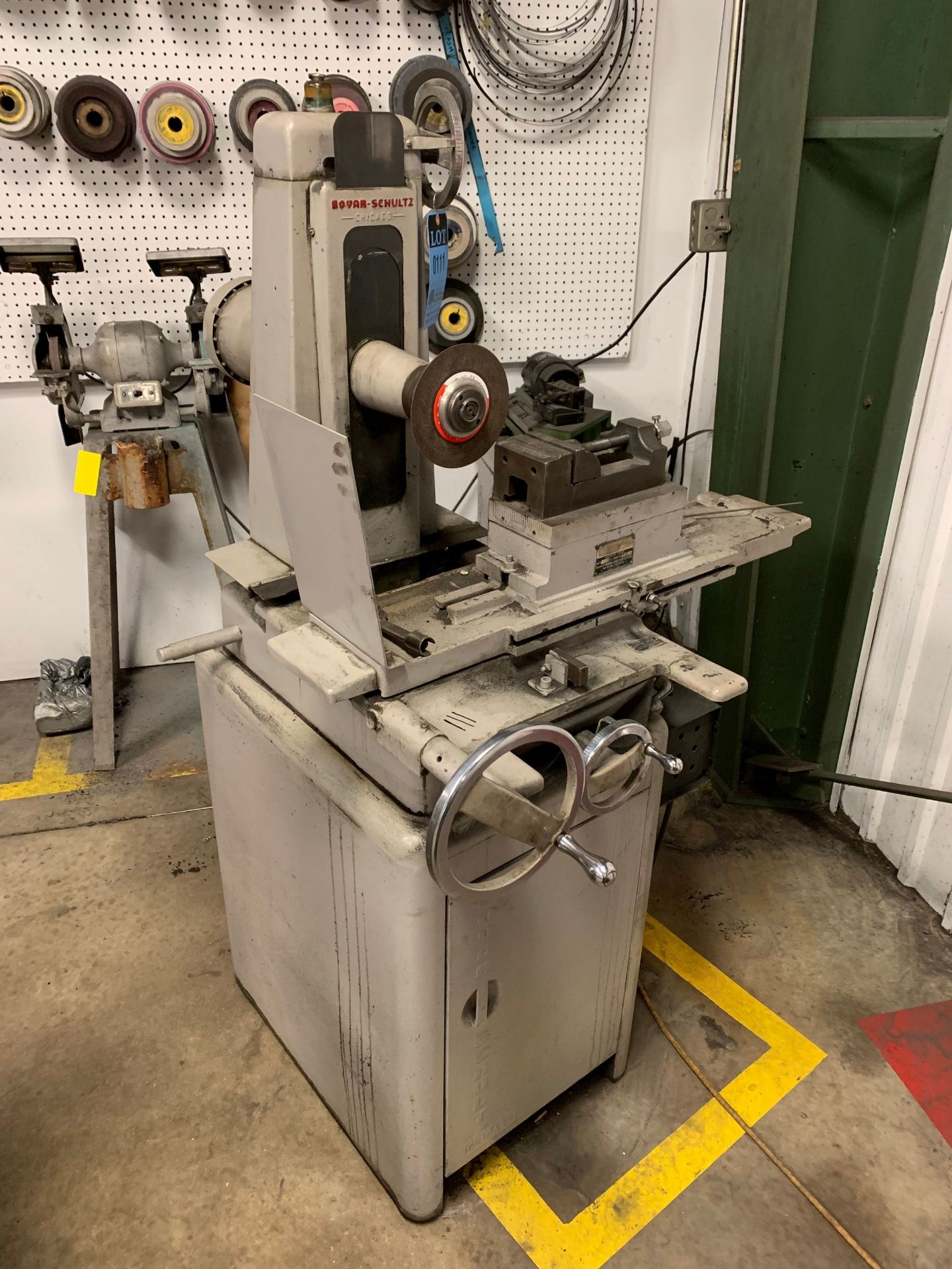 6" X 11" BOYER-SCHULTZ SURFACE GRINDER; S/N 12258, ELECTROMAGNETIC CHUCK