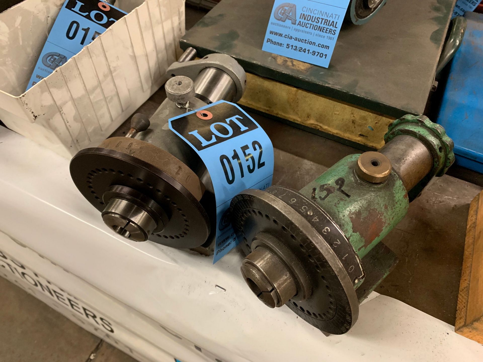 (LOT) (2) COLLET INDEXES