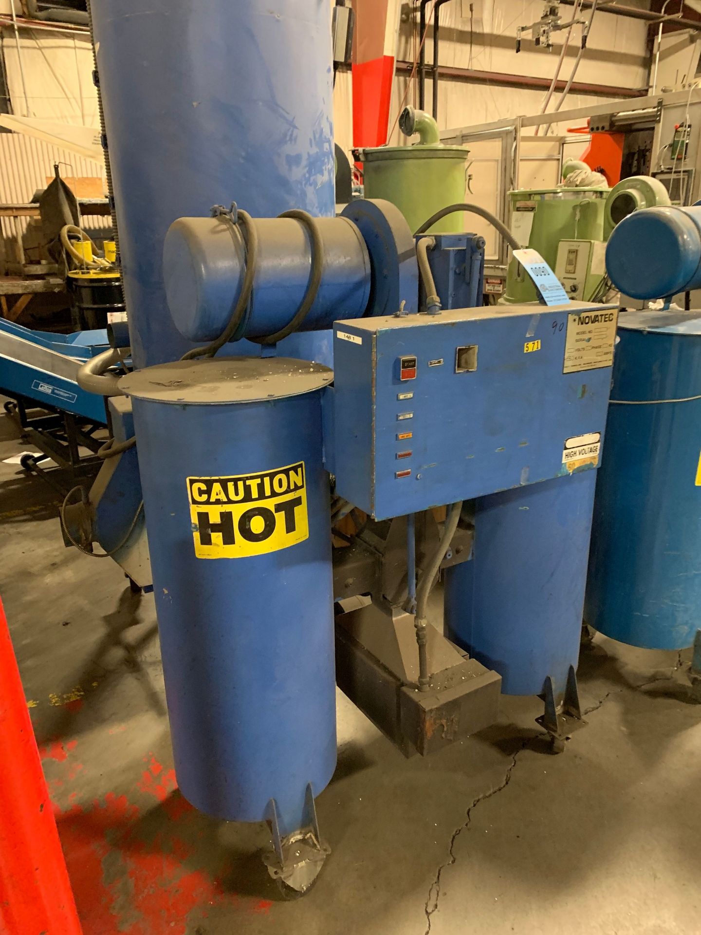 NOVATEC MODEL NPD-150 RESIN DRYER; S/N 3-9552-1831 - Image 2 of 4