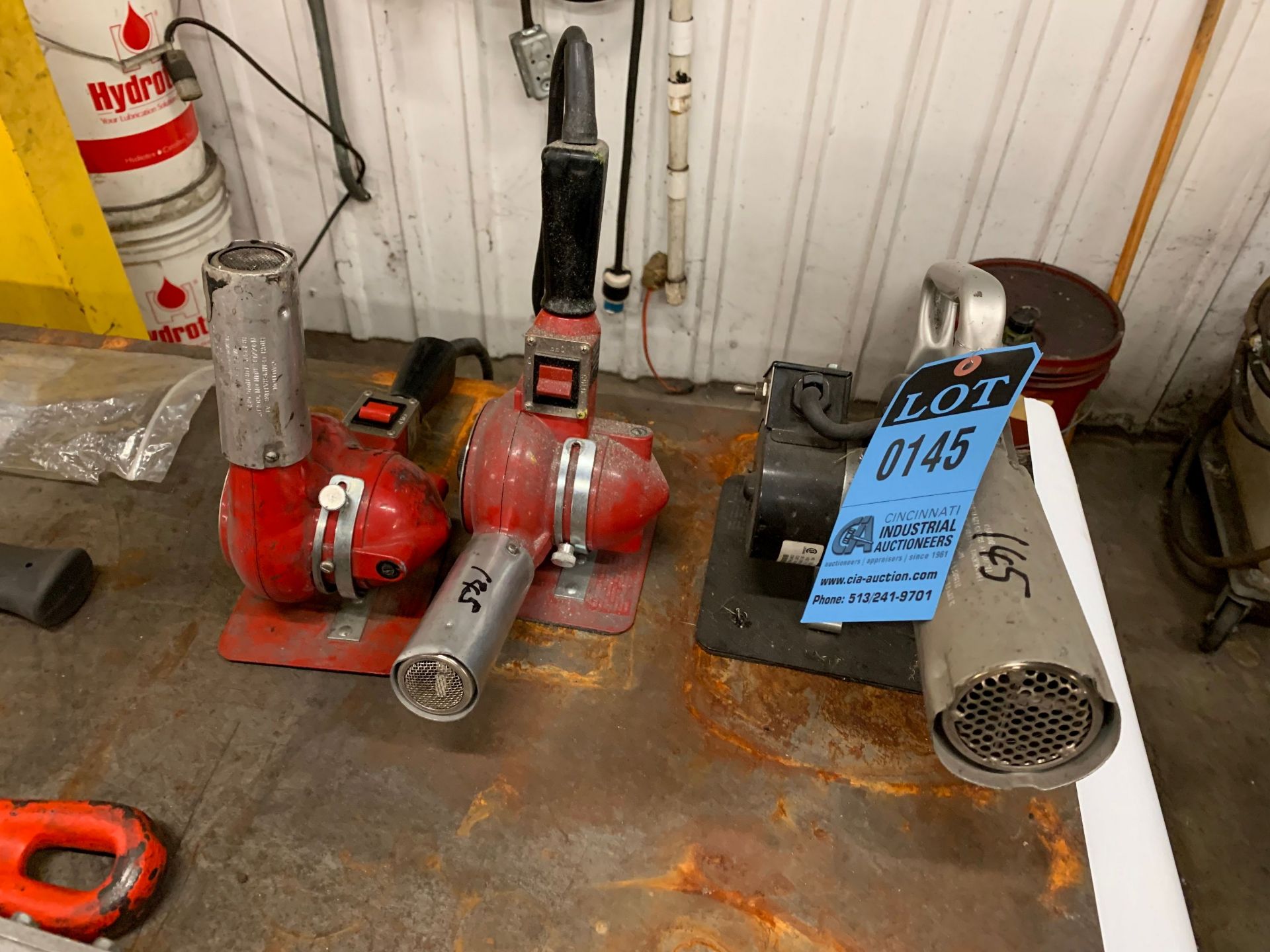 (LOT) (3) HEAT GUNS