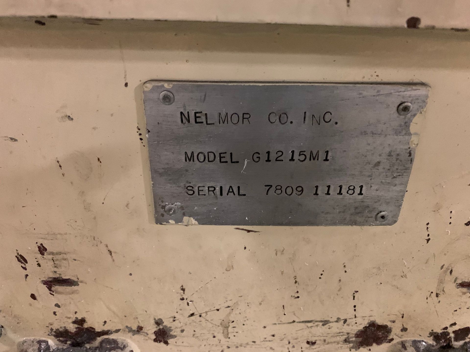 15-HP NELMOR MODEL 61215M1 PLASTIC GRANULATOR; S/N 78091181, 12" X 15" FRONT OPENING - Image 3 of 5