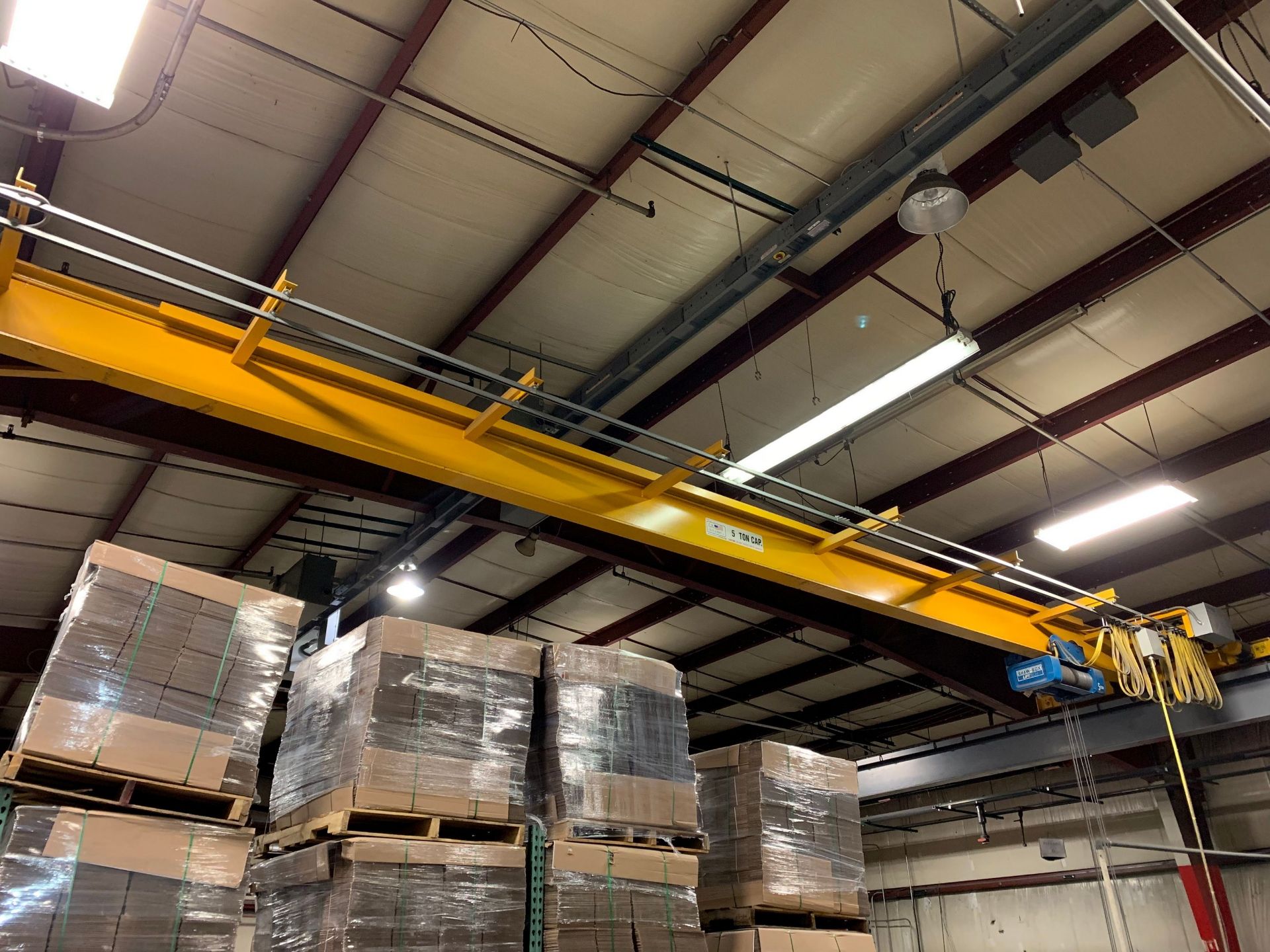 5 TON X 40' SPAN X 70' LONG US CRANE & HOIST FREE-STANDING TOP RUNNING BRIDGE CRANE SYSTEM; 5 TON - Image 10 of 10