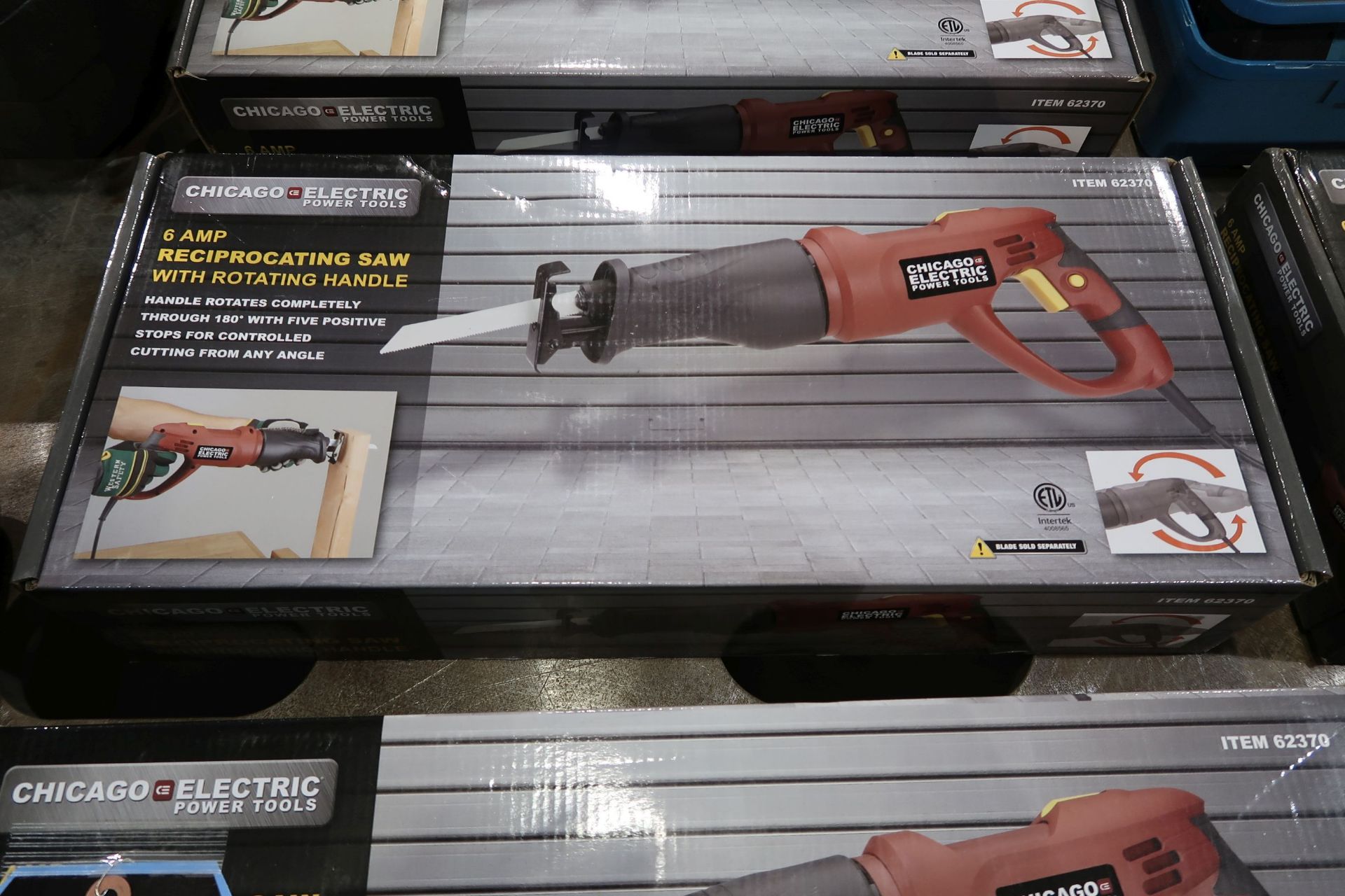 CHICAGO ELECTRIC POWER TOOLS ITEM 62370 RECIPROCATING SAW WITH ROTATING HANDLE (BRAND NEW) - Image 2 of 3