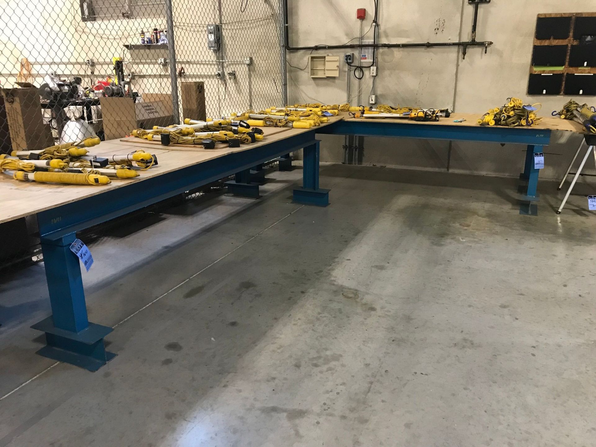 SETS 130" HEAVY DUTY STEEL SAW HORSES **DELAYED REMOVAL - PICKUP 6-26-2019** - Image 4 of 4