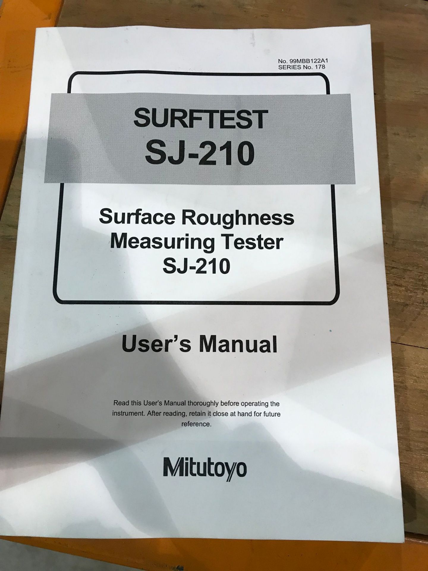 MITUTOYO SJ-210 SURFACE ROUGHNESS MEASURING TESTER; FA 60035 (NEW) - Image 3 of 3