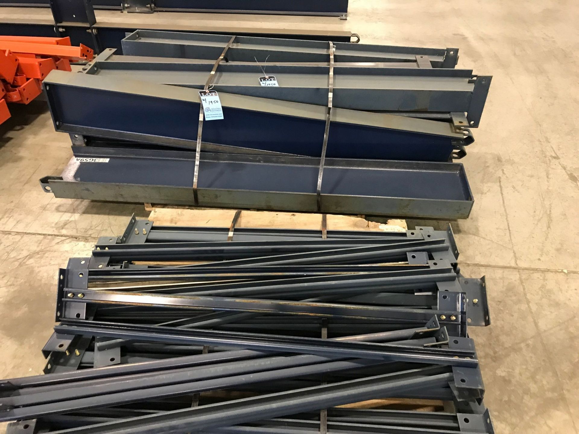 (LOT) (48) 72" ARMS, (12) 72" LEGS AND (20) 48" SUPPORTS FOR CANTILEVER RACK - Image 4 of 5