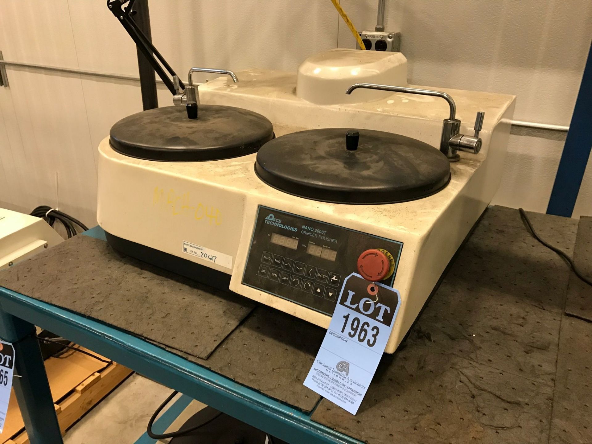 PACE TECHNOLOGIES MODEL NANO 2000T GRINDER POLISHER; FA 70127