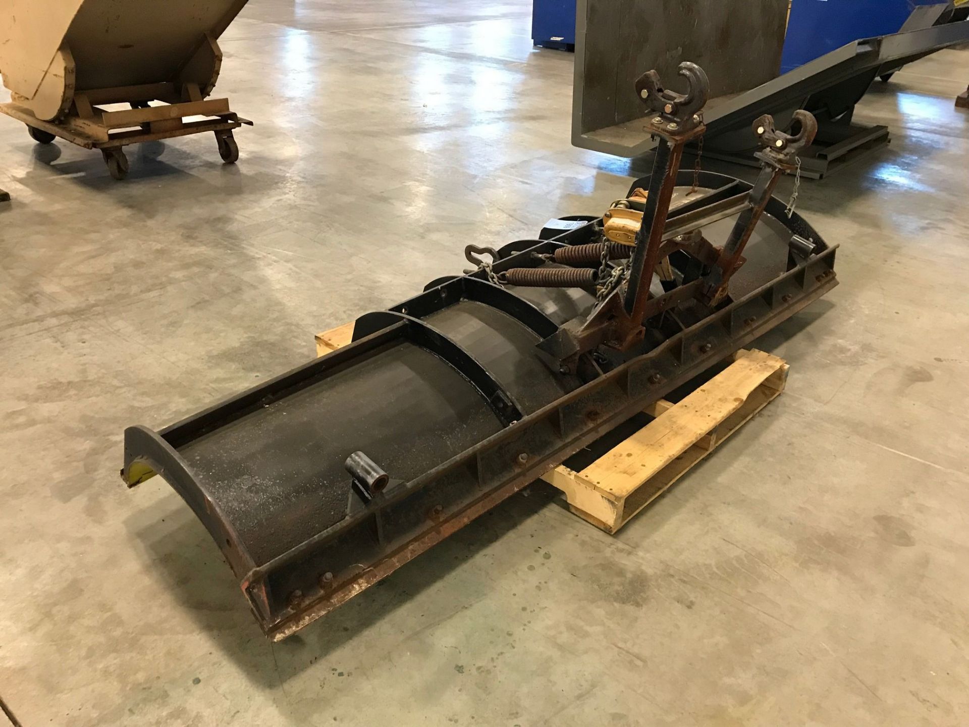 10' BONNELL MODEL 477-625 SNOW PLOW; S/N 1565, FITTED FOR TRACKMOBILES - Image 2 of 2