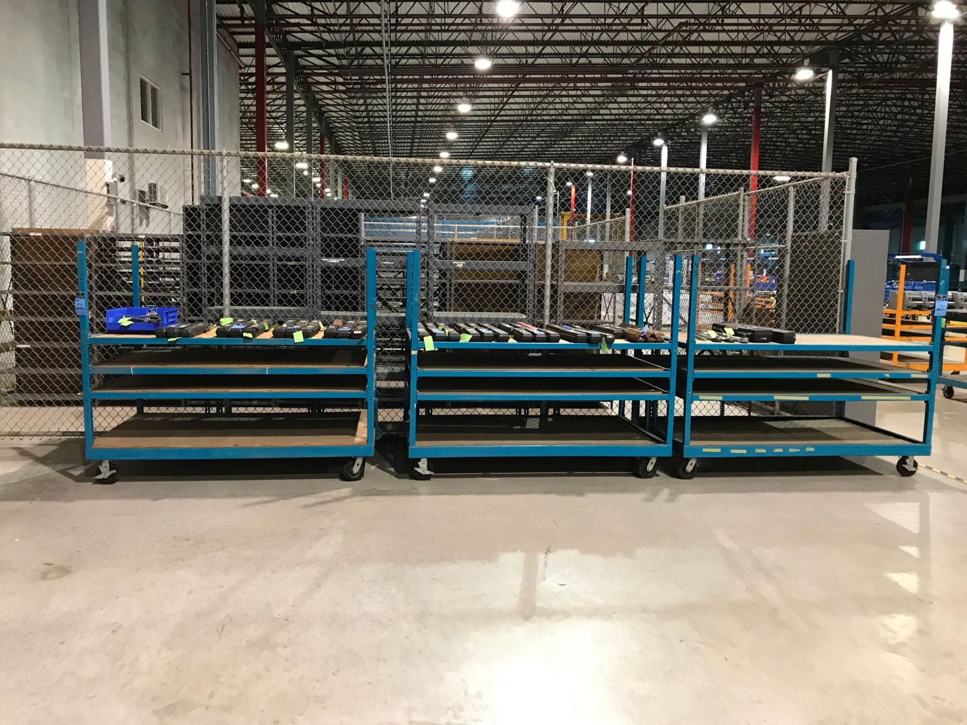 47" X 78" HEAVY DUTY STEEL ADJUSTABLE SHELF PORTABLE RACK **DELAY REMOVAL - PICK UP 6-26-2019** - Image 3 of 8