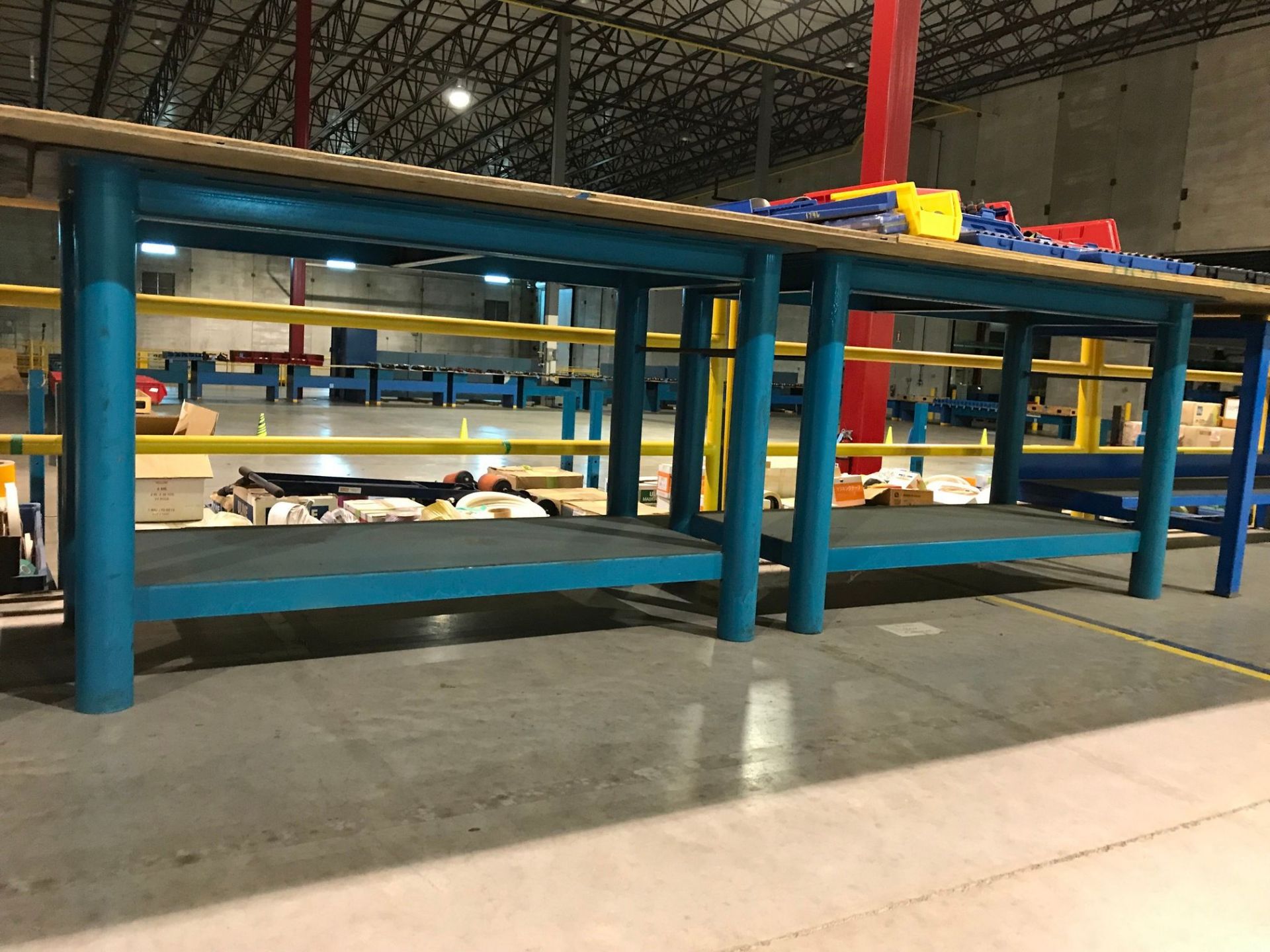 STEEL FRAME TABLES **DELAYED REMOVAL - PICKUP 6-28-2019** - Image 8 of 11