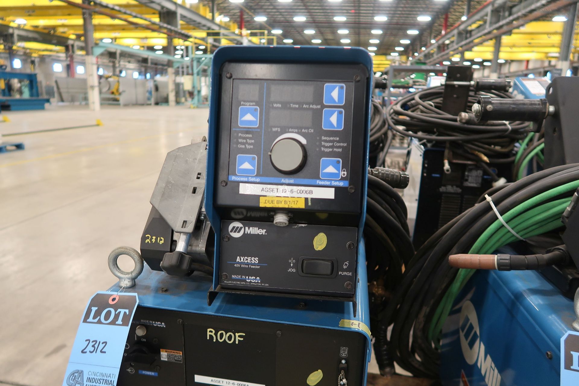 300 AMP MILLER AXCESS 300 MIG WELDER WITH MILLER AXCESS 40V WIRE FEEDER; FA 40003-01 - Image 3 of 3