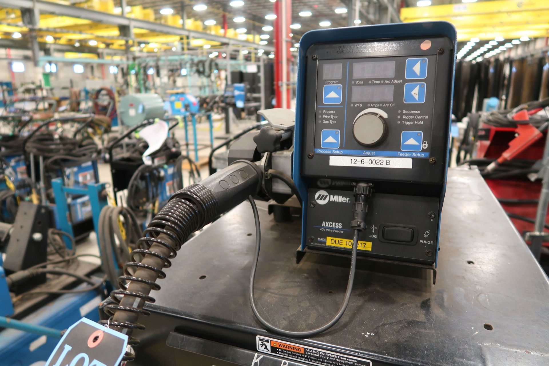 300 AMP MILLER AXCESS 300 MIG WELDER WITH MILLER AXCESS 40V WIRE FEEDER; FA 40003-17 - Image 3 of 4