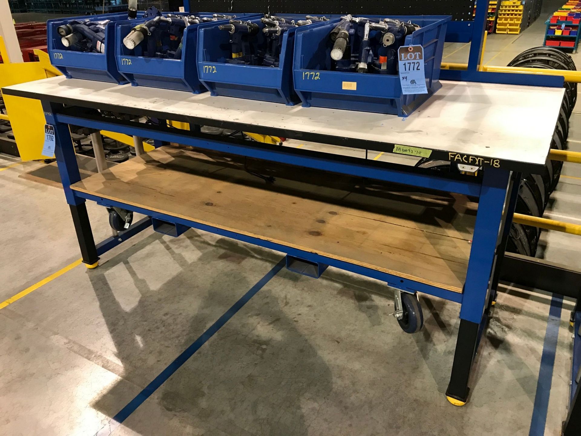 36" X 91" BUILT MODEL MB3500 ELECTRIC ERGONOMIC BENCH; FA 5009-10 - Image 3 of 4