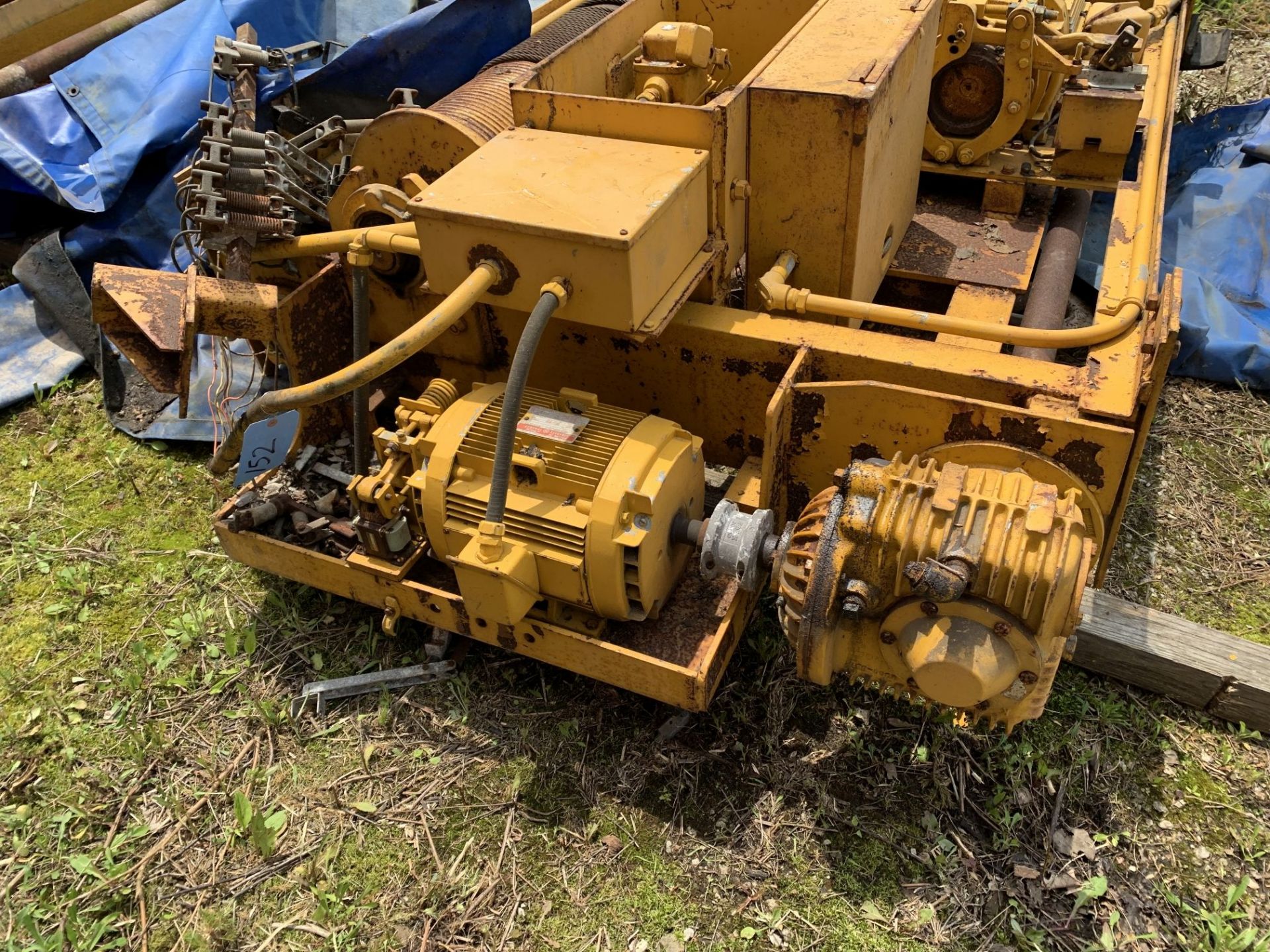 BRIDGE CRANE TYPE CABLE HOIST; 64" SPAN - Image 3 of 7