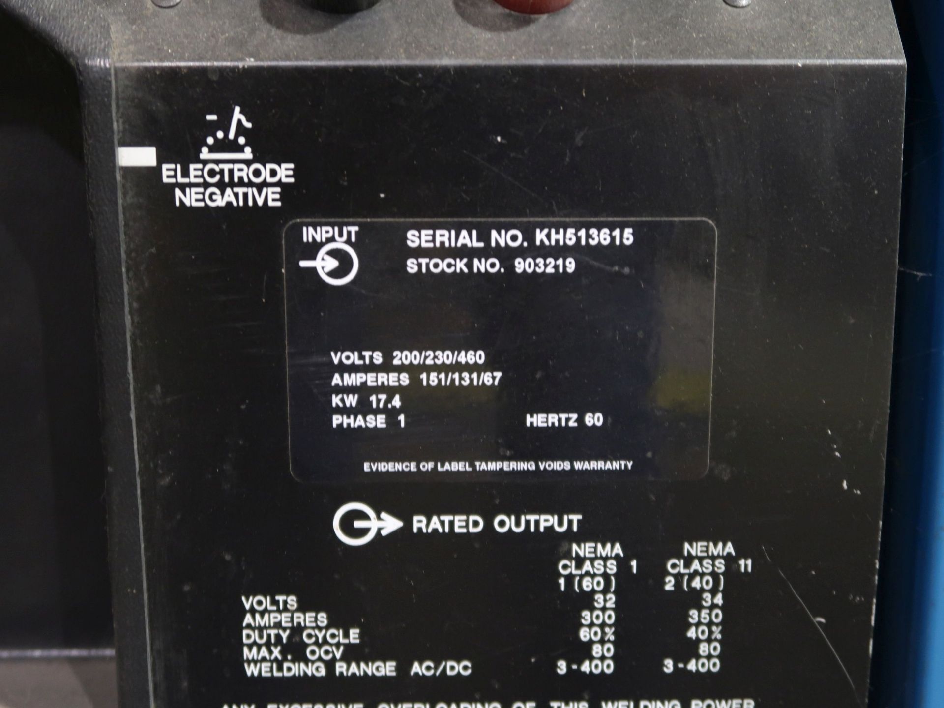 350-AMP MILLER SYNCHROWAVE 351 WELDING POWER SUPPLY W/ COOLMATE 4 - Image 4 of 4