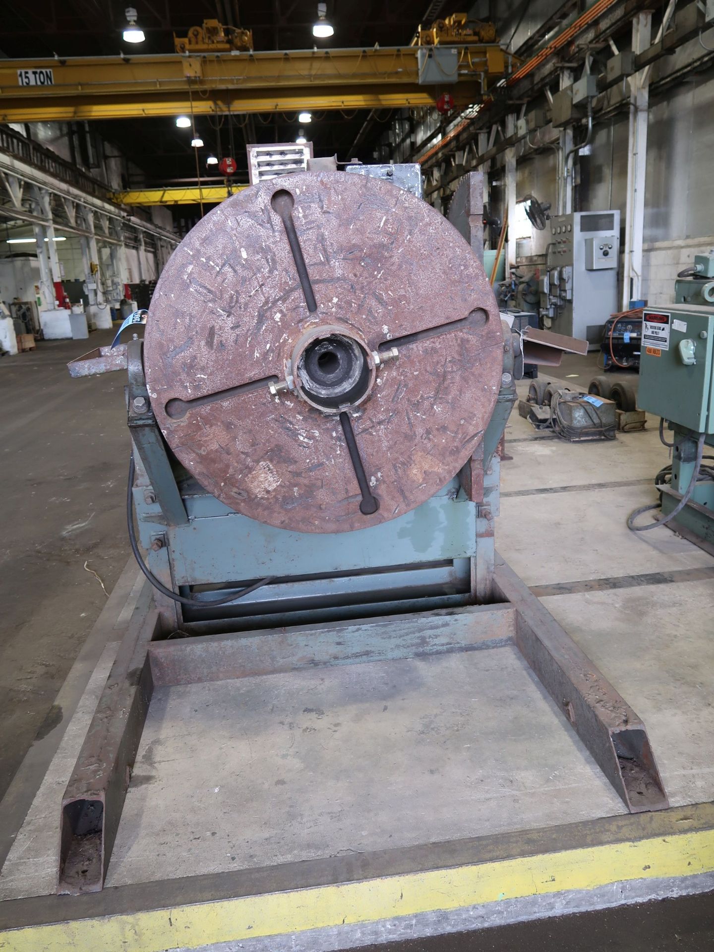 2,500 LB. RANSOME MODEL 25P-A TILTING & ROTATING MOTORIZED WELDING POSITIONER; S/N 1622844, PENDANT, - Image 2 of 7