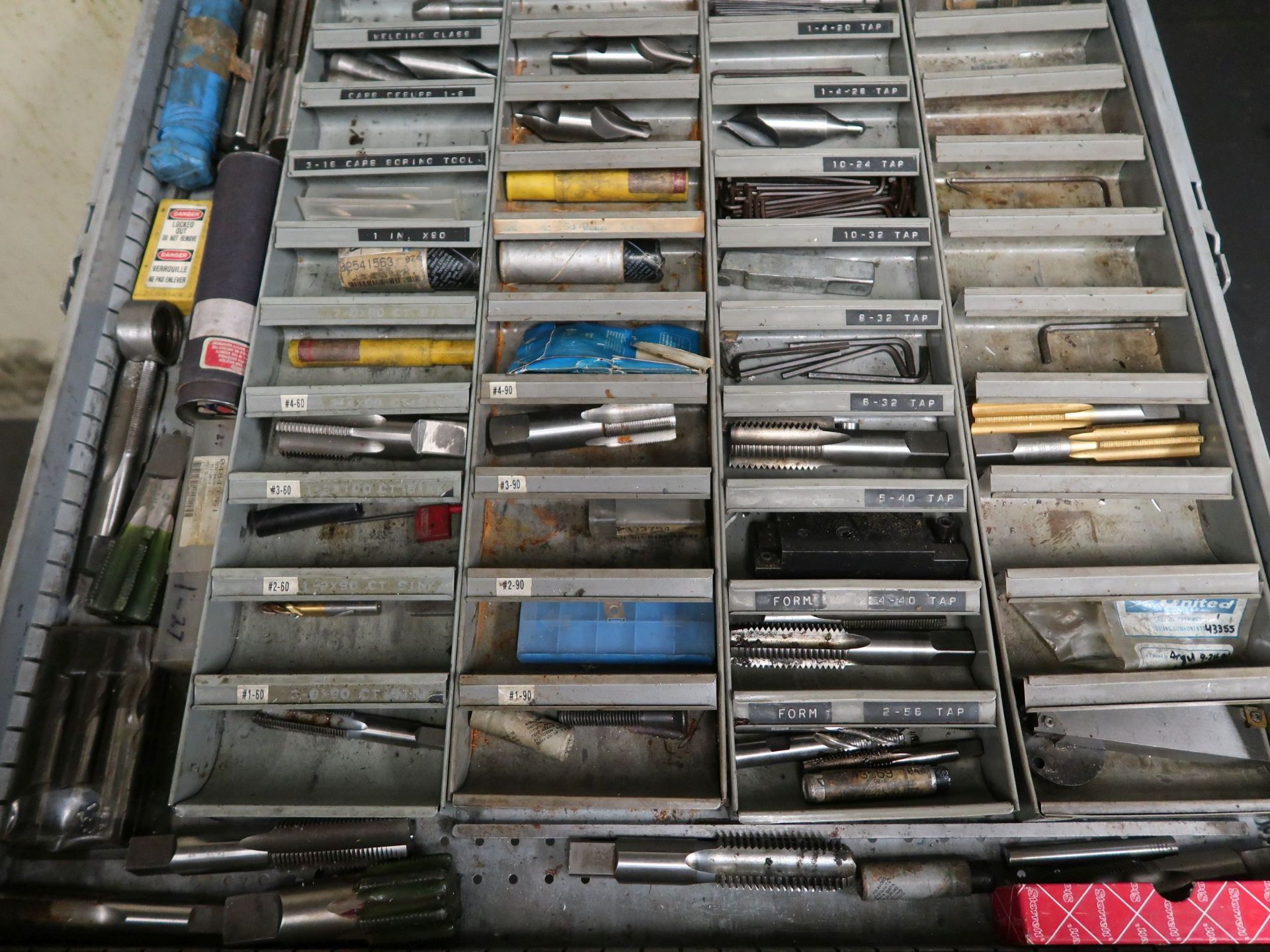 9-DRAWER CABINET WITH CONTENTS - Image 3 of 4